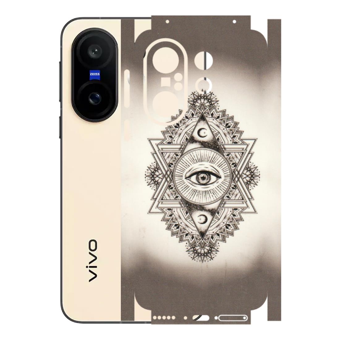 VIVO Z/V/X/T/U/S Series Phone Skins (All Models) - Illuminati Great Eye - Transparent Finish (T-14) Vivo X200 FE