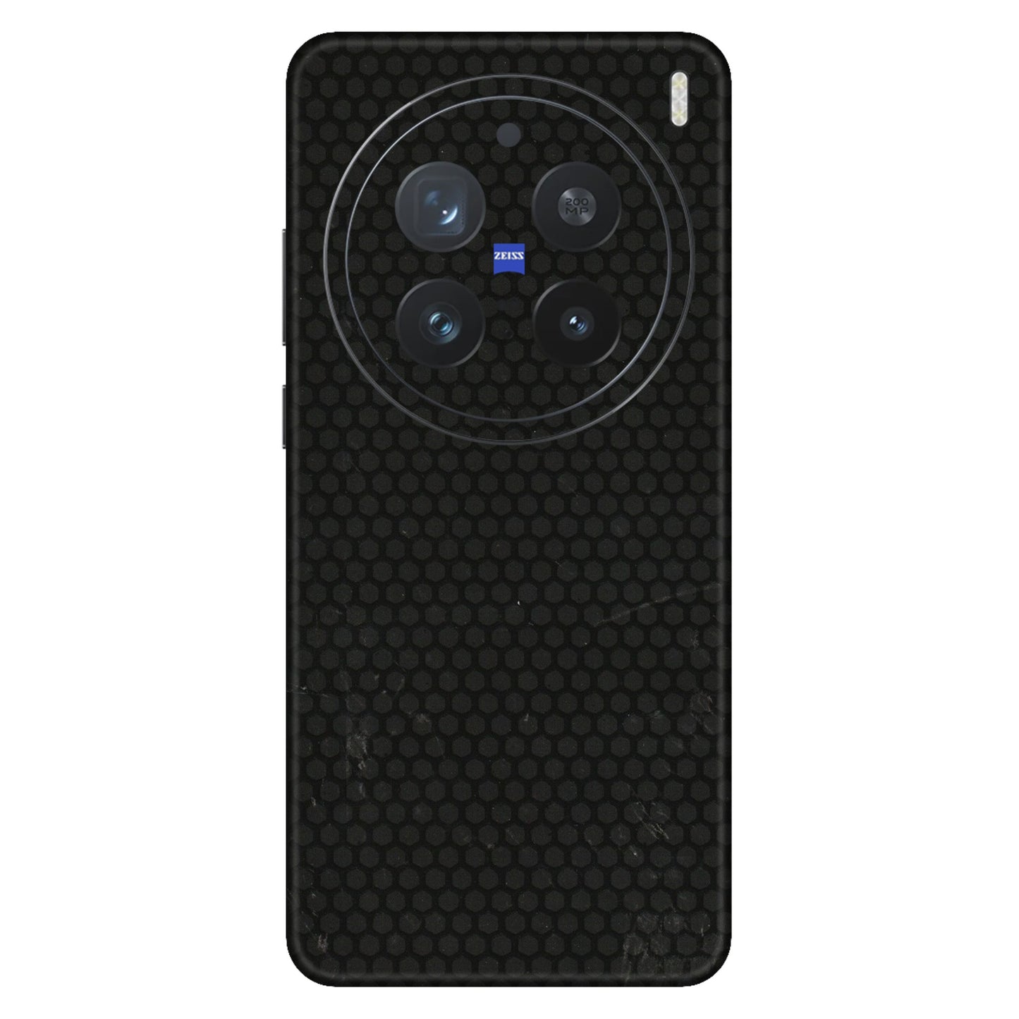 VIVO Z/V/X/T/U/S Series Phone Skins (All Models) - Black honeycomb - 3D Embossed Finish (L-114) Vivo X200 Pro (5G)