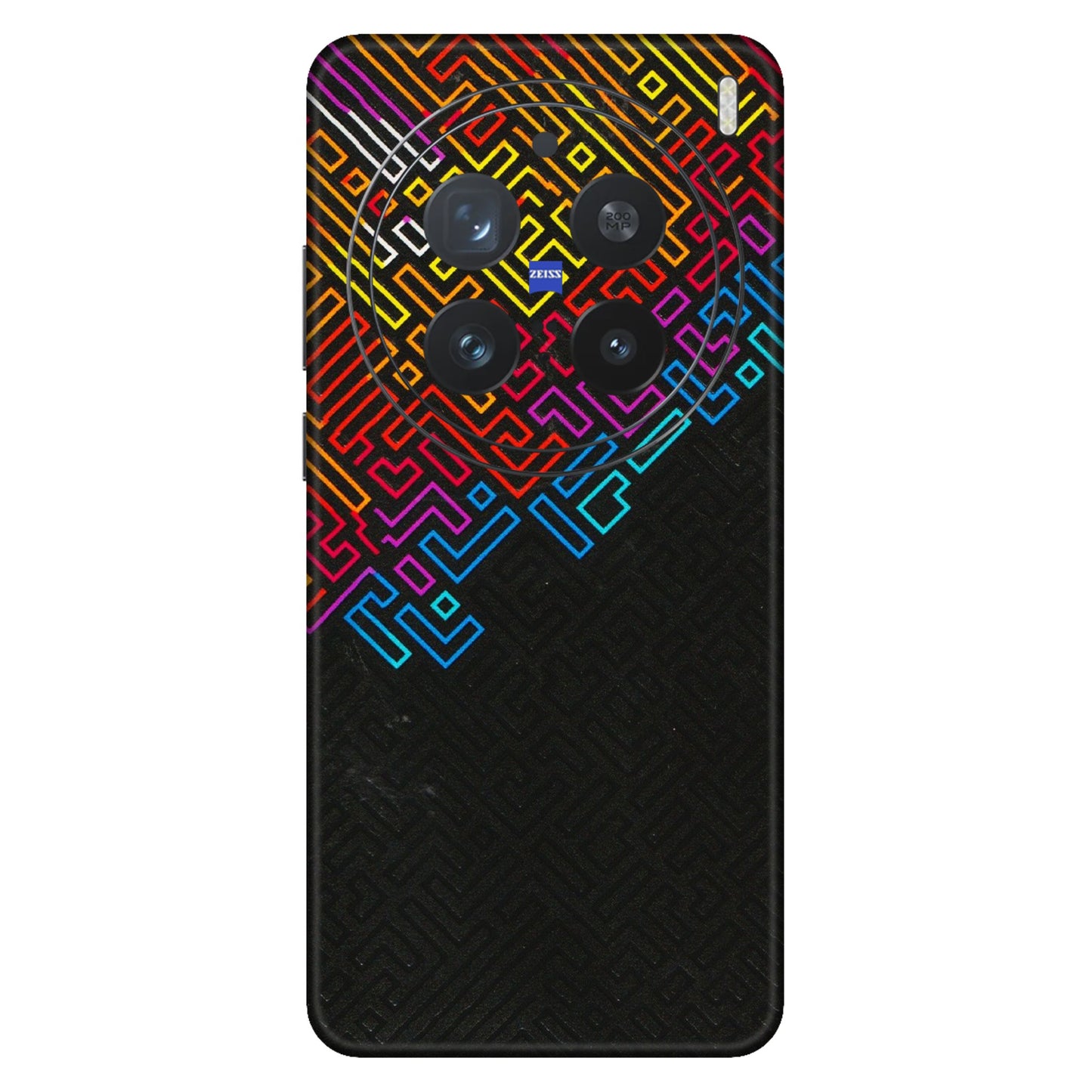 VIVO Z/V/X/T/U/S Series Phone Skins (All Models) - Dotme Pattern Art - 3D Embossed Finish (L-121) Vivo X200 Pro (5G)