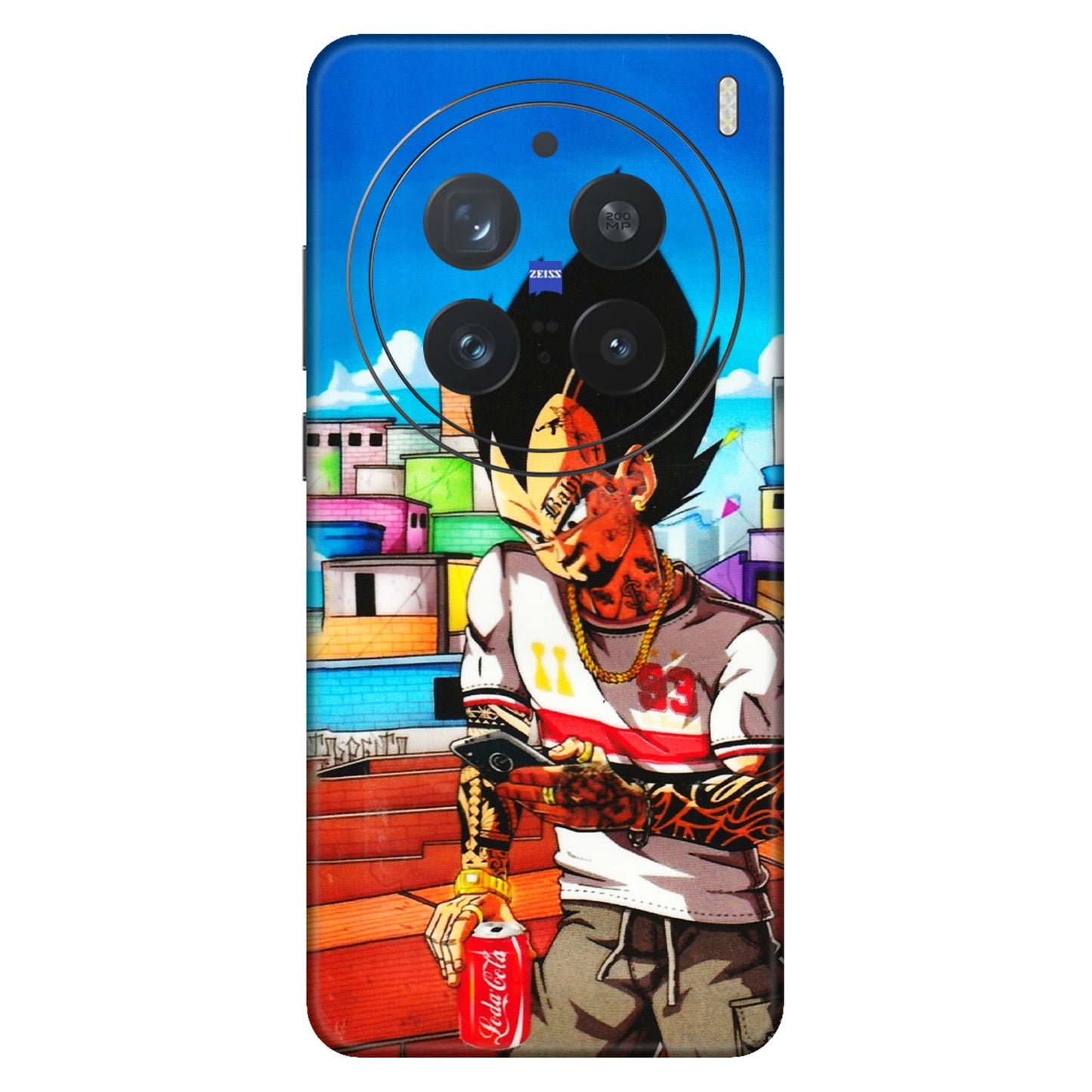 VIVO Z/V/X/T/U/S Series Phone Skins (All Models) - Vegeta - 3D Embossed Finish (L-136) Vivo X200 Pro (5G)