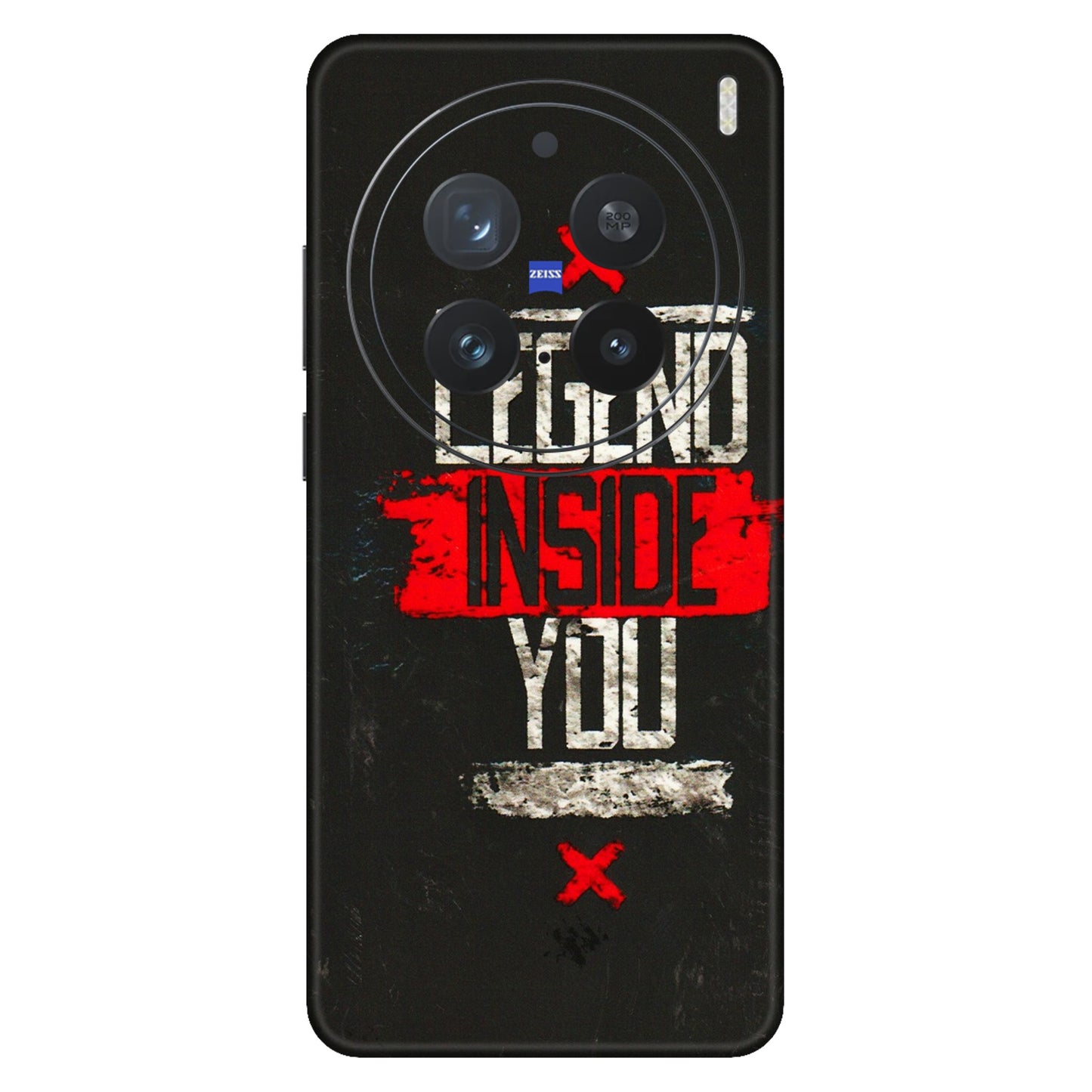 VIVO Z/V/X/T/U/S Series Phone Skins (All Models) - Legend Inside You - 3D Embossed Finish (L-186) Vivo X200 Pro (5G)