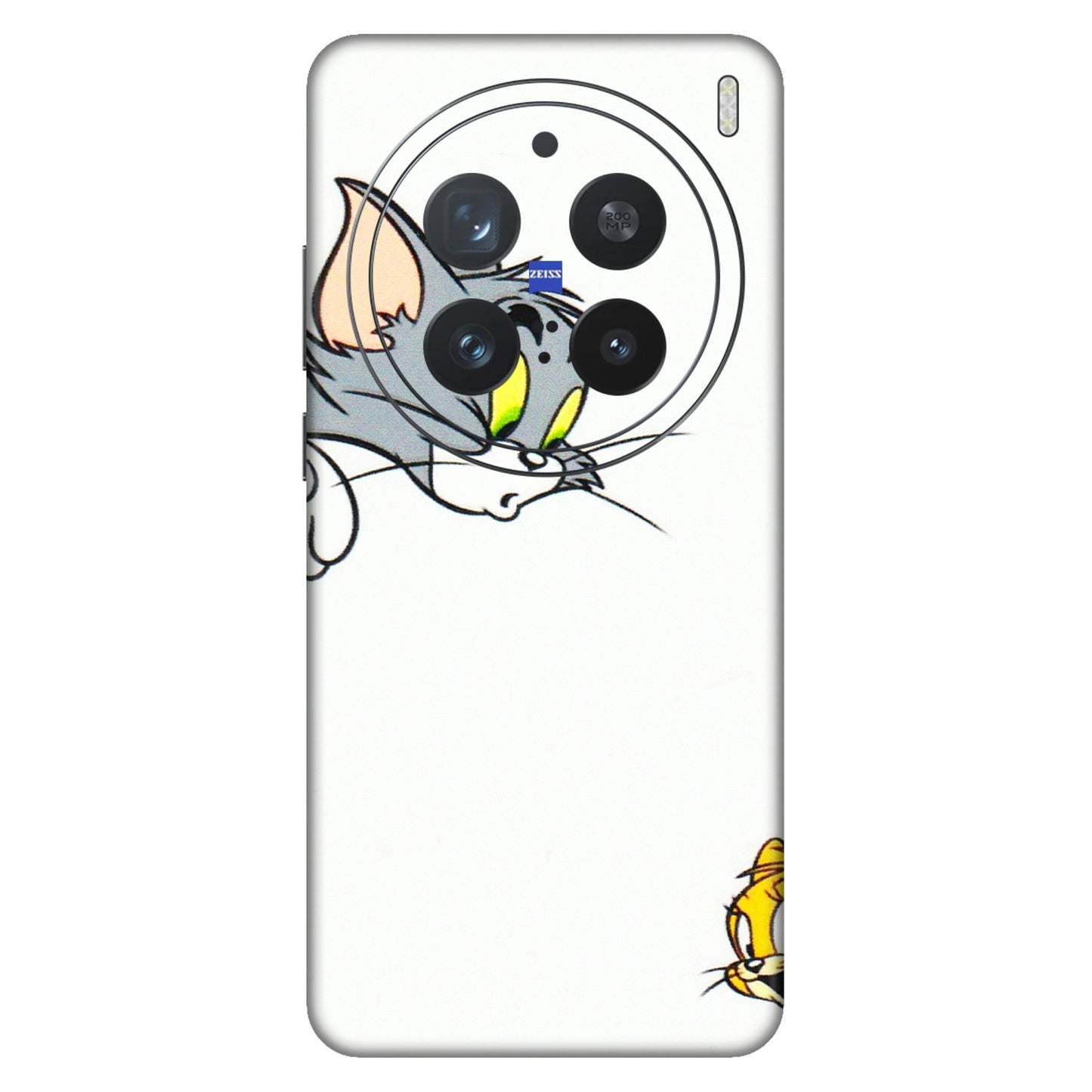 VIVO Z/V/X/T/U/S Series Phone Skins (All Models) - Cute Tom And Jerry - 3D Embossed Finish (L-220) Vivo X200 Pro (5G)