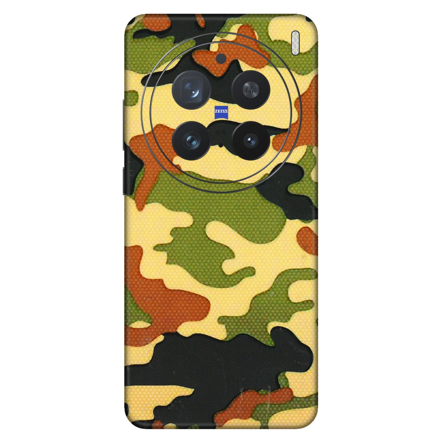 VIVO Z/V/X/T/U/S Series Phone Skins (All Models) - Indian Military - 3D Embossed Finish (L-234) Vivo X200 Pro (5G)