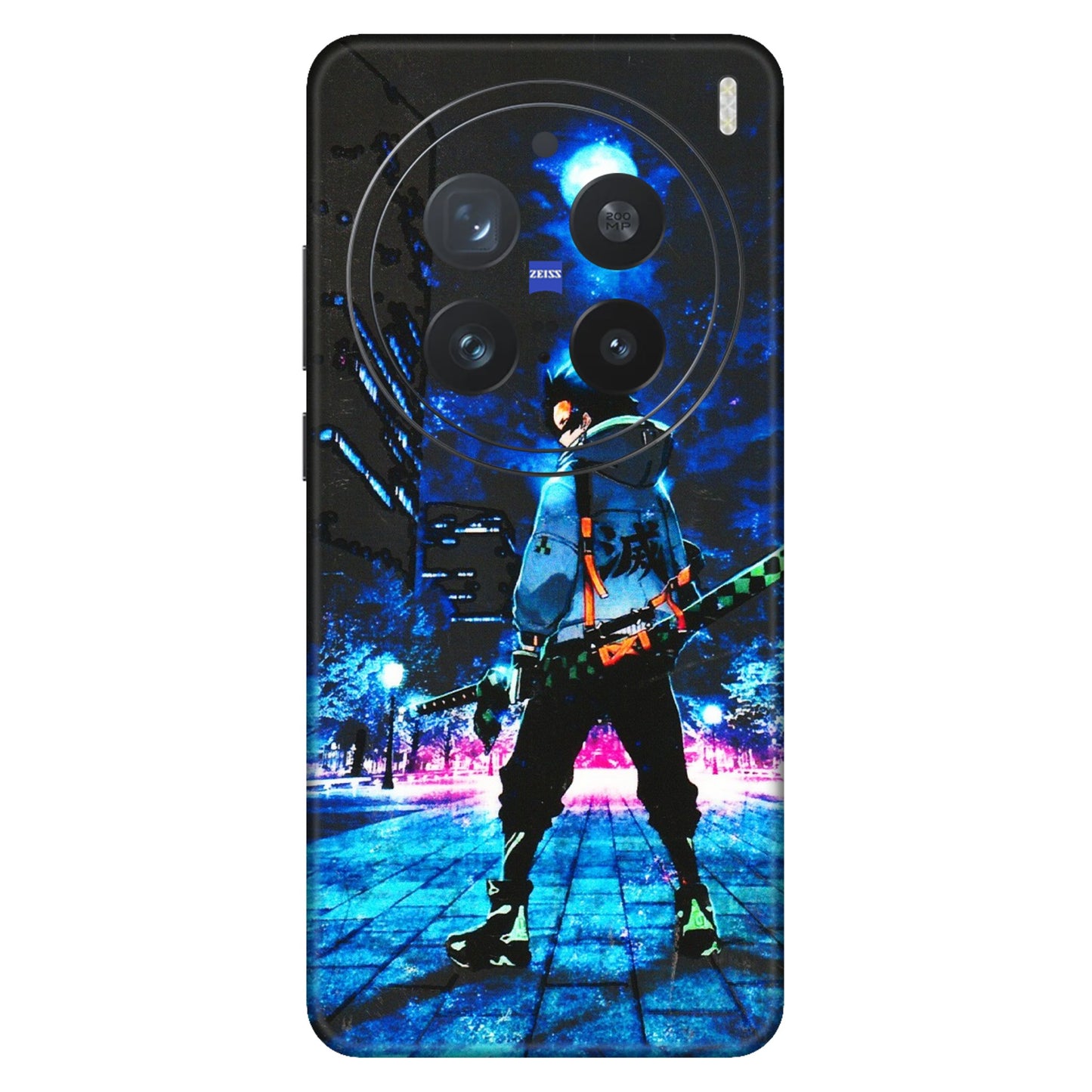 VIVO Z/V/X/T/U/S Series Phone Skins (All Models) - Demon Slayer Sword - 3D Embossed Finish (L-247) Vivo X200 Pro (5G)