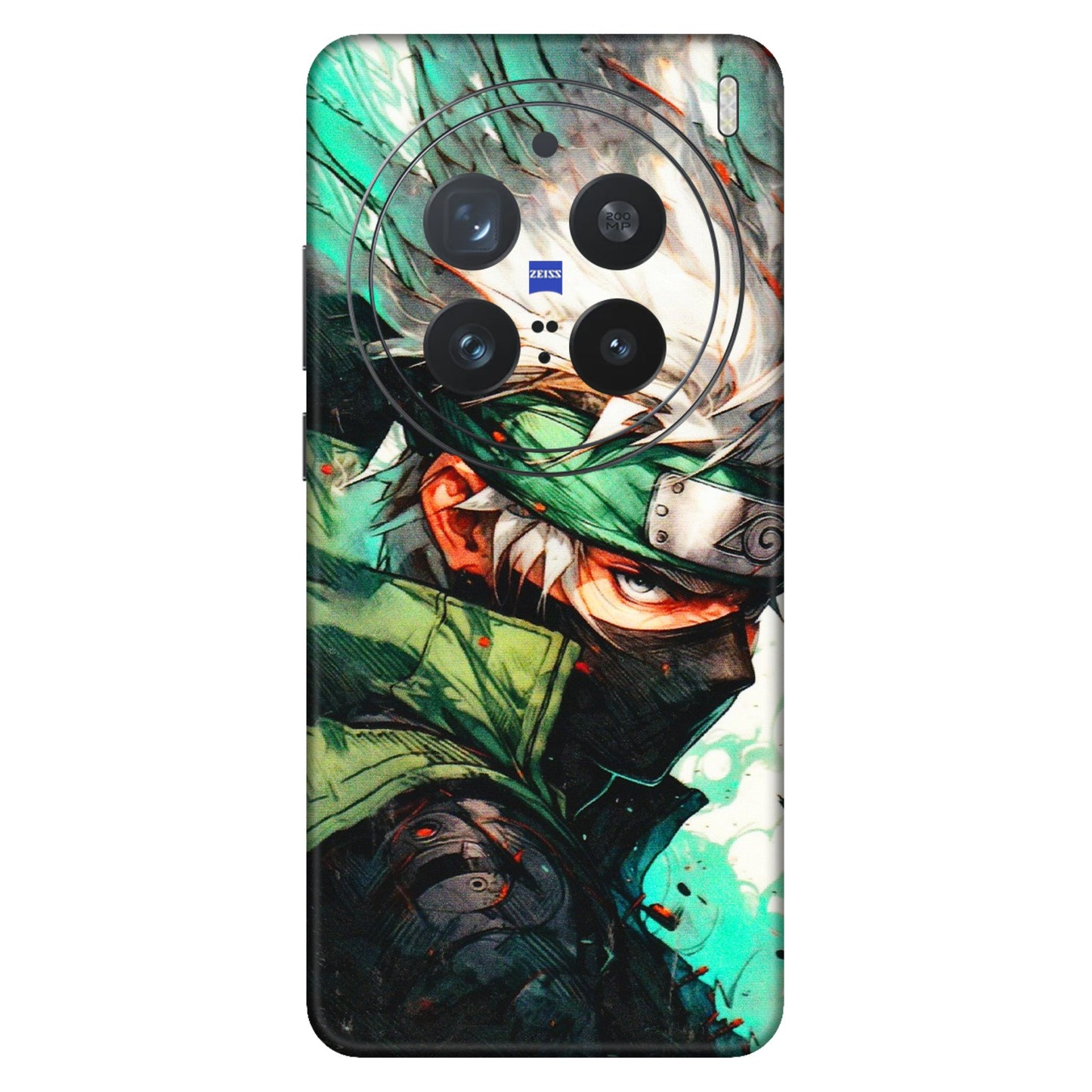 VIVO Z/V/X/T/U/S Series Phone Skins (All Models) - Kakashi Side Profile - 3D Embossed Finish (L-249) Vivo X200 Pro (5G)