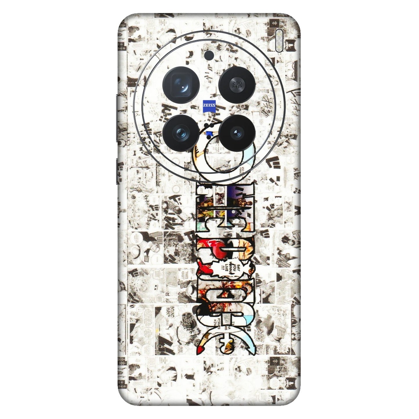 VIVO Z/V/X/T/U/S Series Phone Skins (All Models) - One Piece Manga - 3D Embossed Finish (L-26) Vivo X200 Pro (5G)