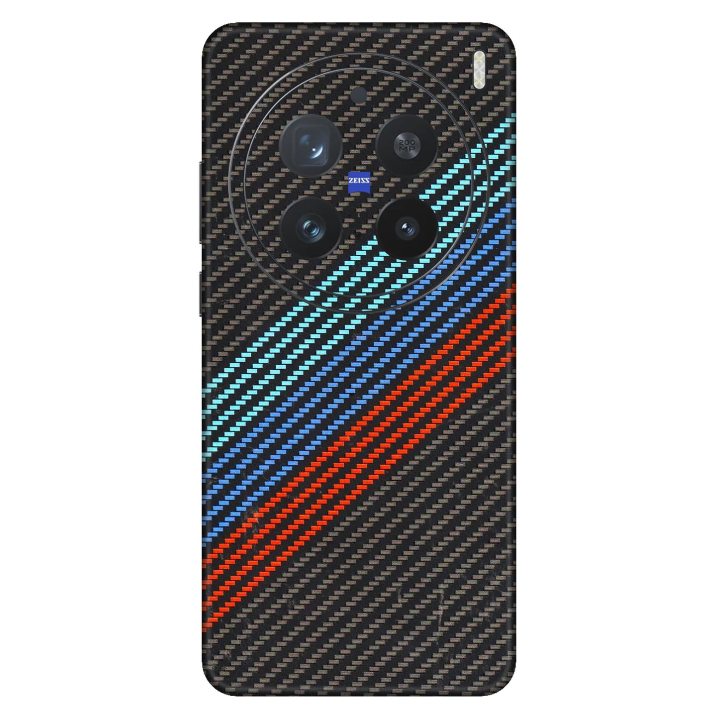 VIVO Z/V/X/T/U/S Series Phone Skins (All Models) - Carbon BM - 3D Embossed Finish (L-302) Vivo X200 Pro (5G)