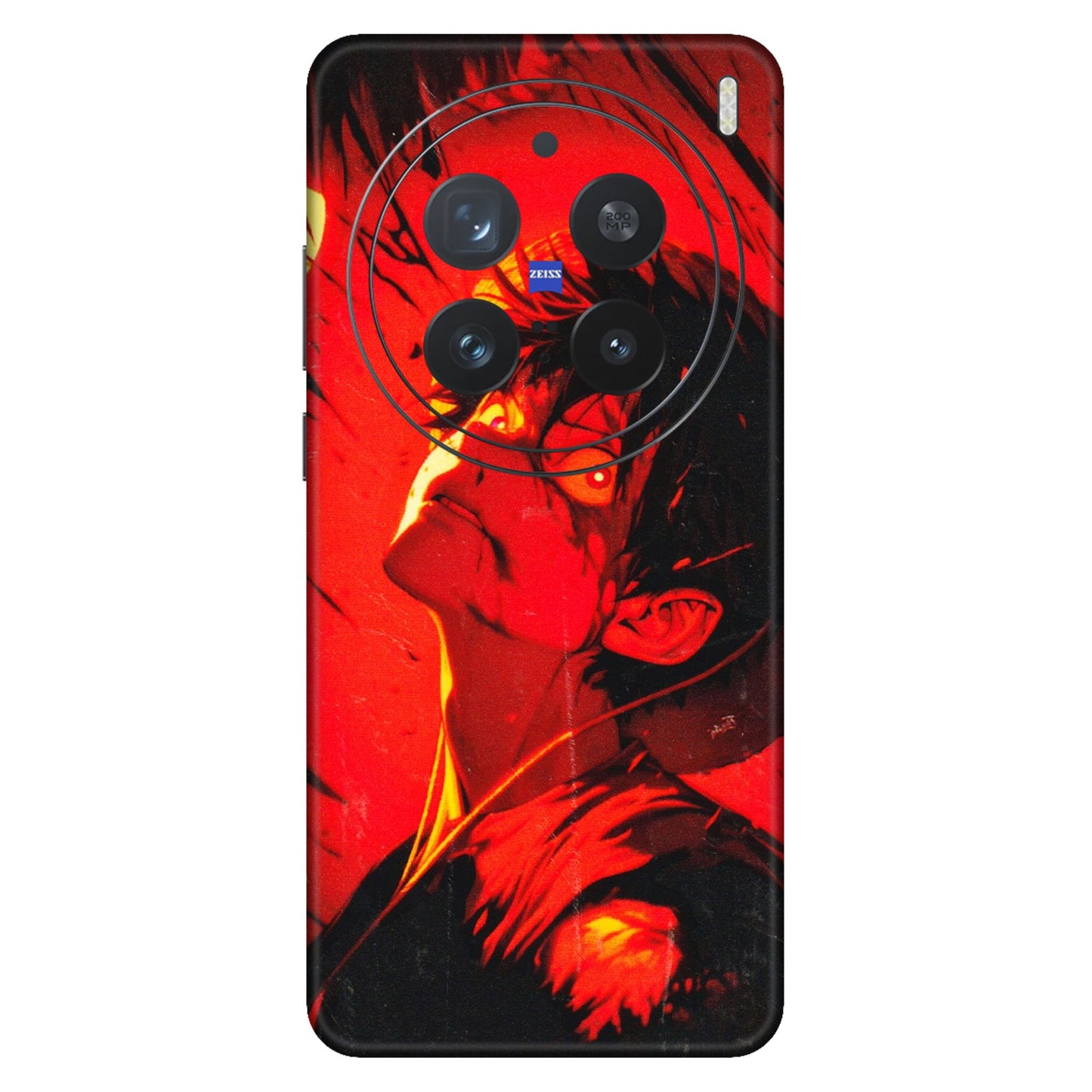 VIVO Z/V/X/T/U/S Series Phone Skins (All Models) - D.Luffy Power Up One Piece Anime - 3D Embossed Finish (L-326) Vivo X200 Pro (5G)