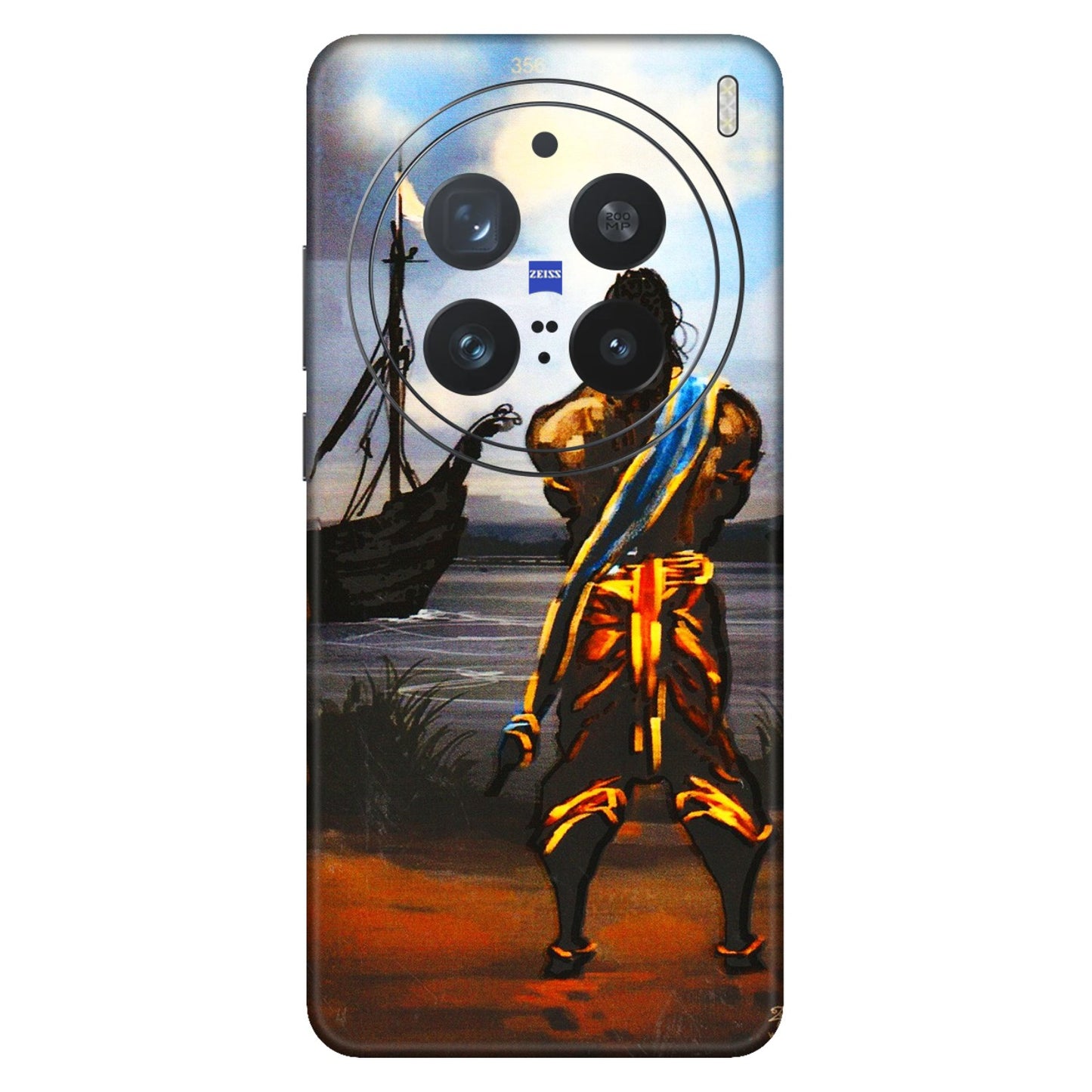 VIVO Z/V/X/T/U/S Series Phone Skins (All Models) - Heavenly God Figure - 3D Embossed Finish (L-34) Vivo X200 Pro (5G)