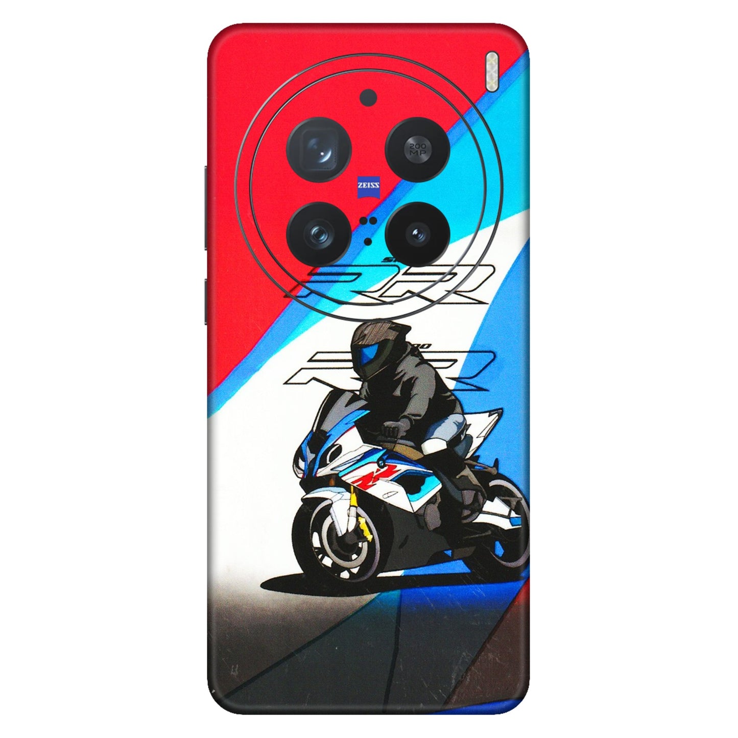 VIVO Z/V/X/T/U/S Series Phone Skins (All Models) - Bikers Love - 3D Embossed Finish (L-58) Vivo X200 Pro (5G)