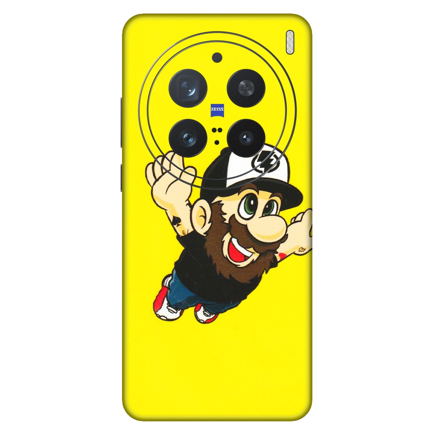 VIVO Z/V/X/T/U/S Series Phone Skins (All Models) - Flying Beardo - 3D Embossed Finish (L-60) Vivo X200 Pro (5G)