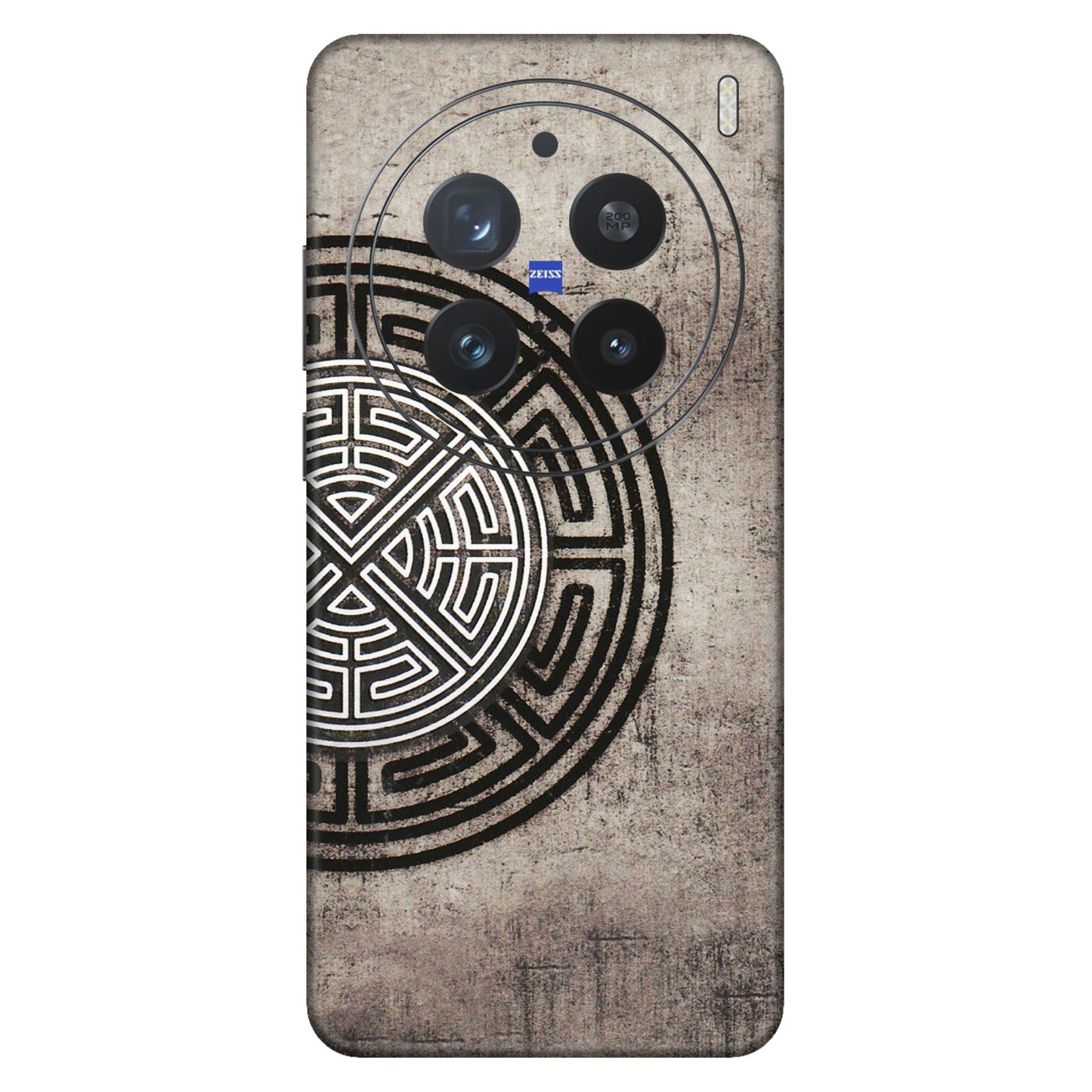 VIVO Z/V/X/T/U/S Series Phone Skins (All Models) - Mysterious Circular Design - 3D Embossed Finish (L-63) Vivo X200 Pro (5G)