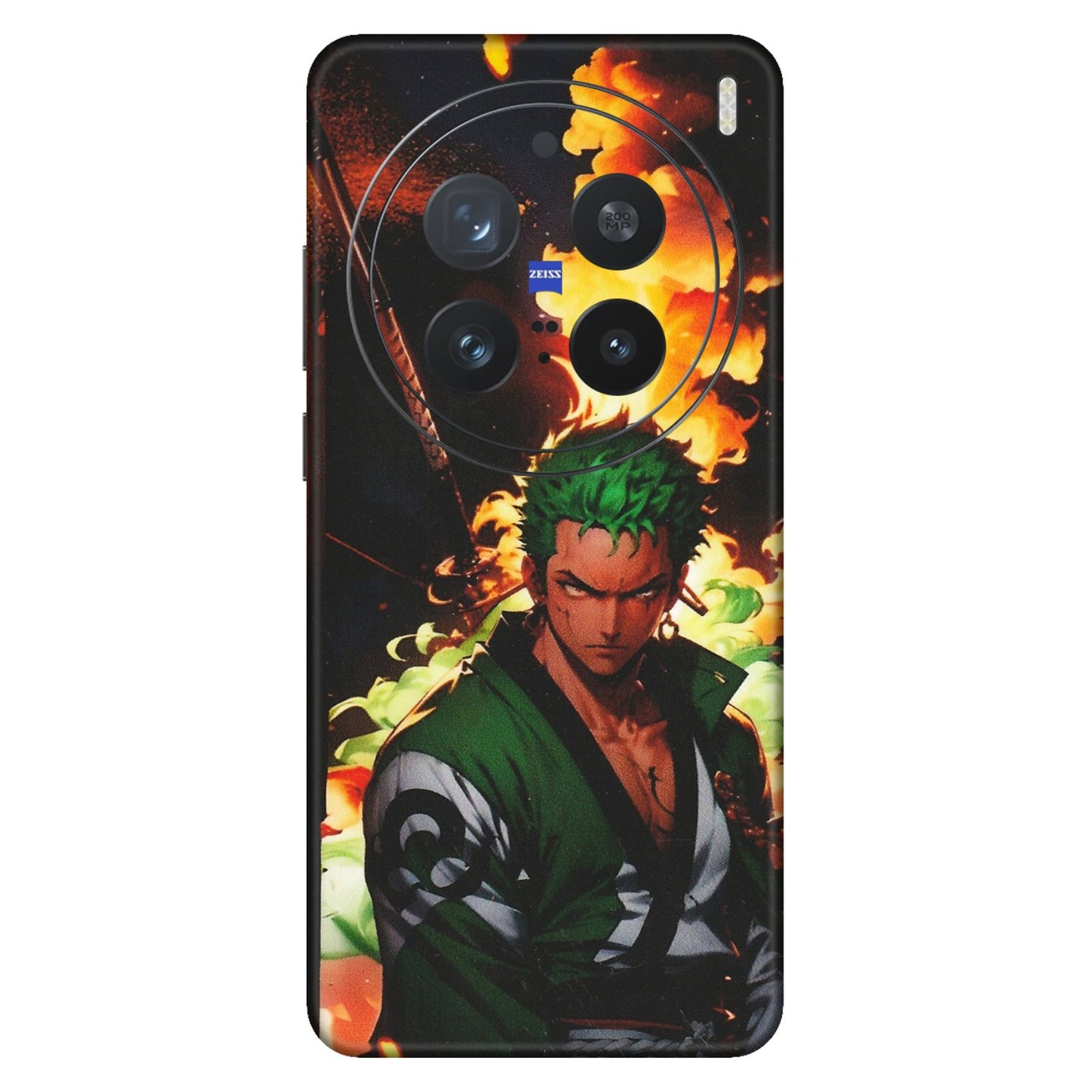 VIVO Z/V/X/T/U/S Series Phone Skins (All Models) - Roronoa Zoro - Matte Finish (M-102) Vivo X200 Pro (5G)