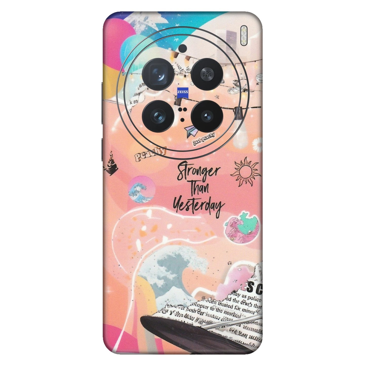 VIVO Z/V/X/T/U/S Series Phone Skins (All Models) - Stronger Then Yesterday - Matte Finish (M-128) Vivo X200 Pro (5G)