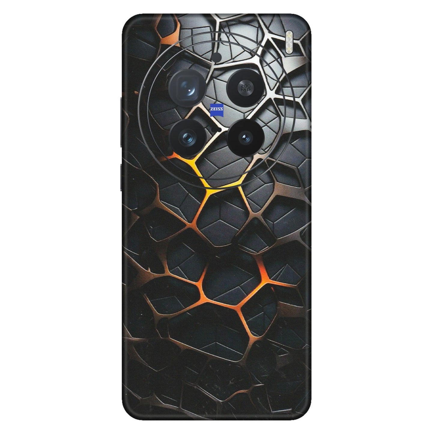VIVO Z/V/X/T/U/S Series Phone Skins (All Models) - New Abstract Graphite Tiles - Matte Finish (M-130) Vivo X200 Pro (5G)