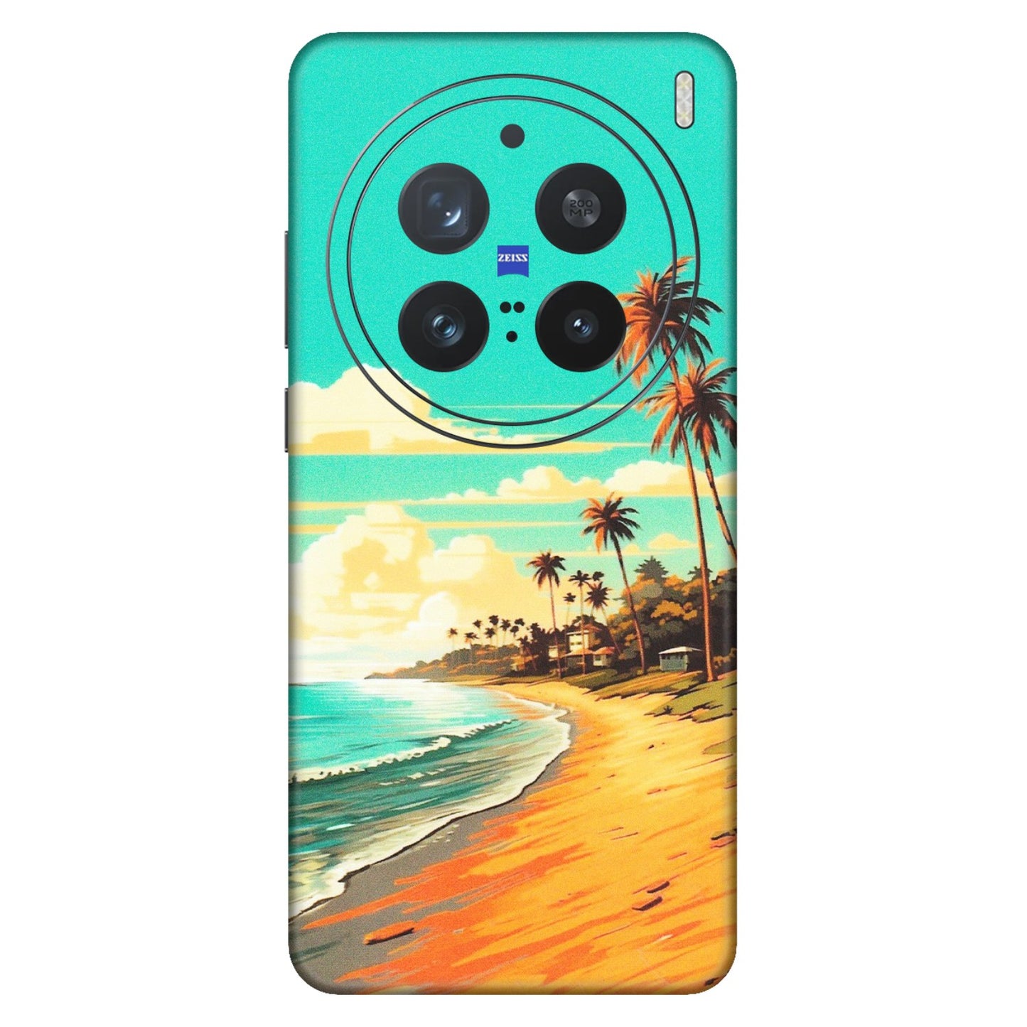 VIVO Z/V/X/T/U/S Series Phone Skins (All Models) - Miami Beach - Matte Finish (M-136) Vivo X200 Pro (5G)