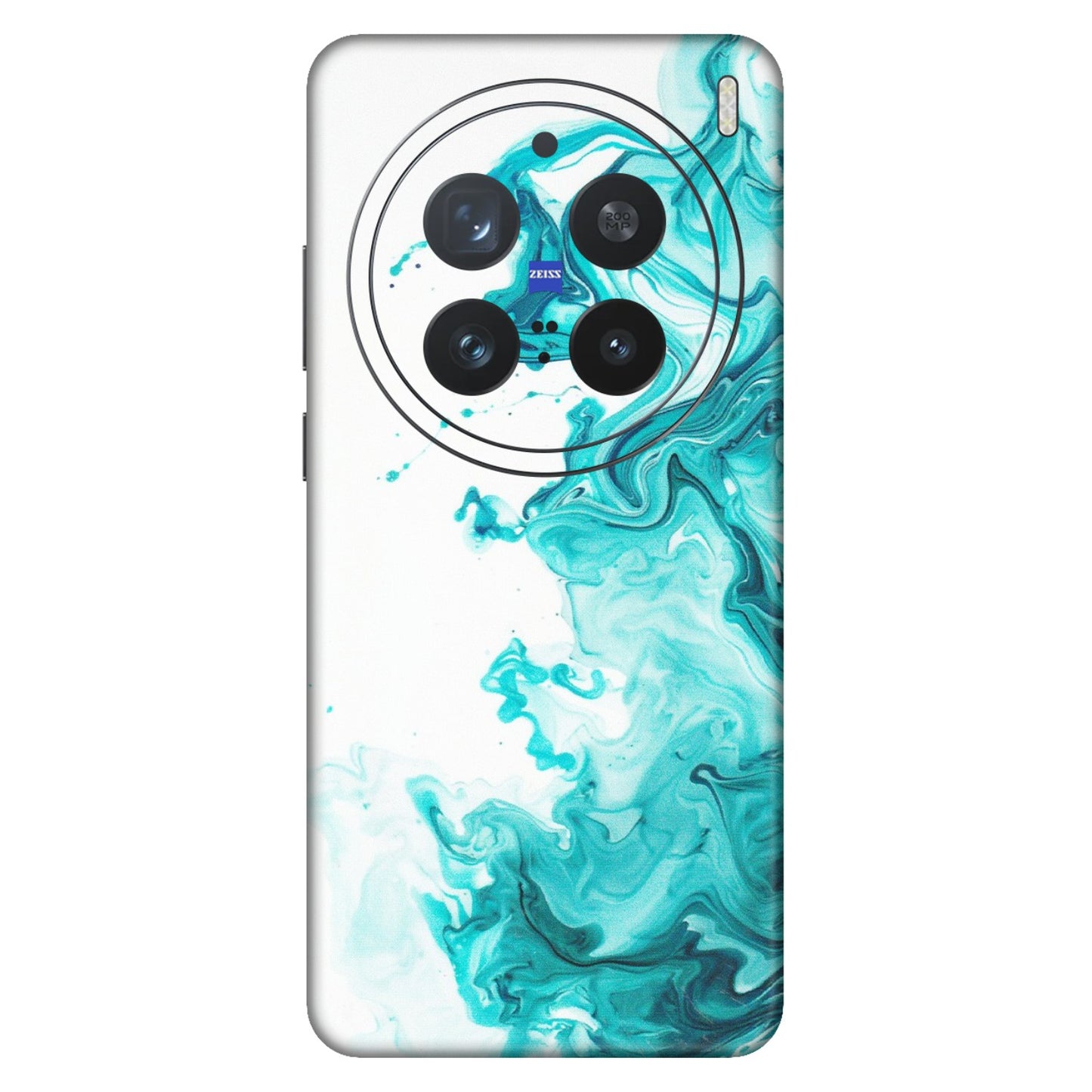 VIVO Z/V/X/T/U/S Series Phone Skins (All Models) - Sky Blue Abstract Colour - Matte Finish (M-146) Vivo X200 Pro (5G)