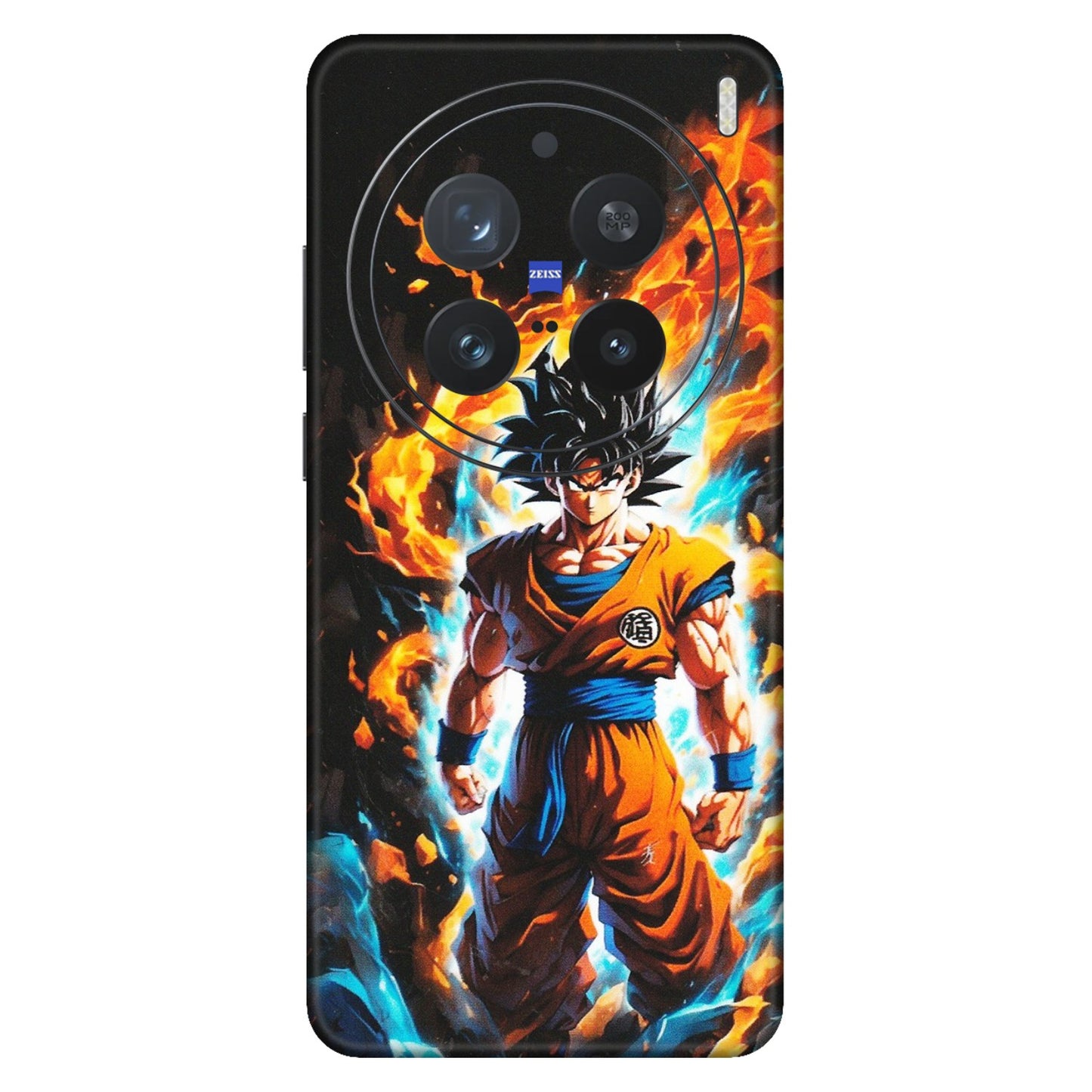 VIVO Z/V/X/T/U/S Series Phone Skins (All Models) - Goku Transformation Anime - Matte Finish (M-159) Vivo X200 Pro (5G)