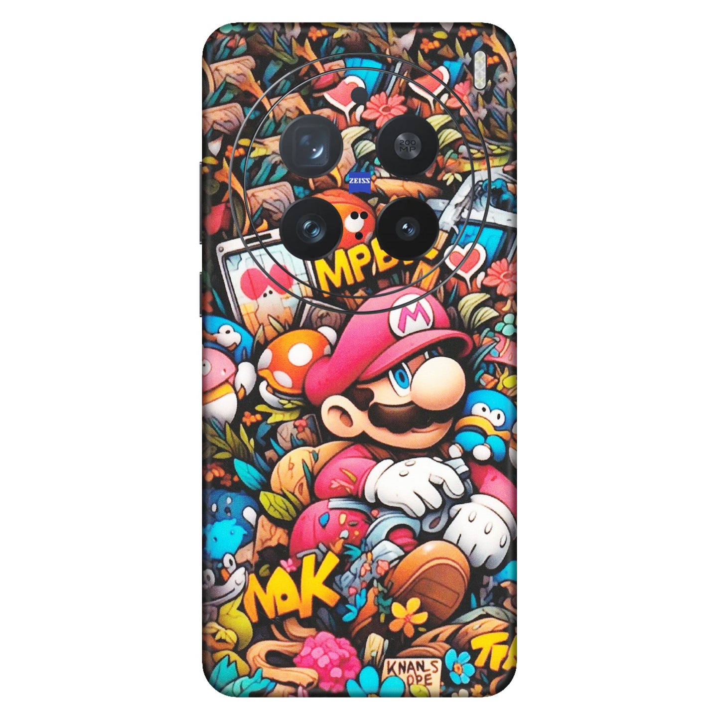 VIVO Z/V/X/T/U/S Series Phone Skins (All Models) - Super Mario Bros Artistic - Matte Finish (M-173) Vivo X200 Pro (5G)