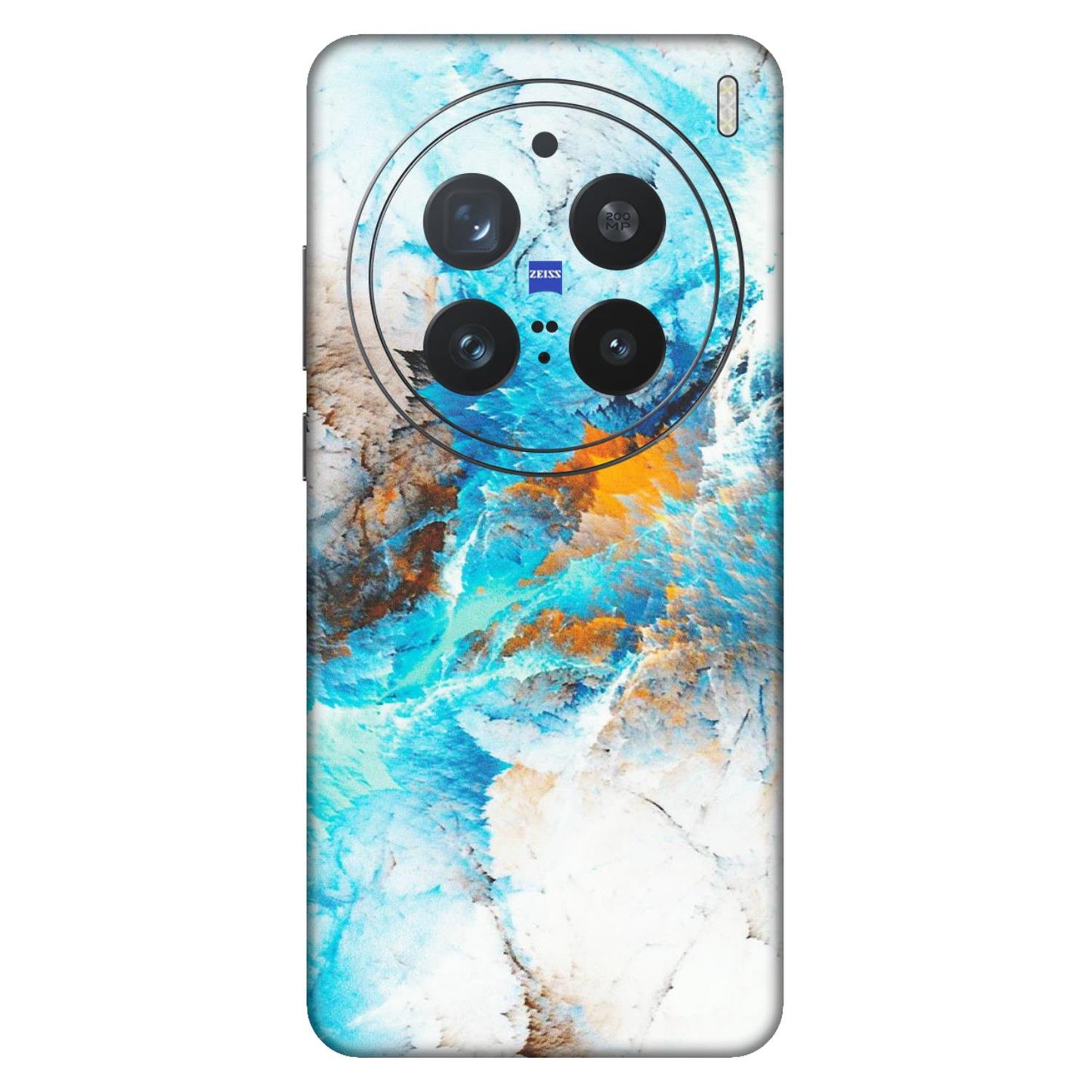VIVO Z/V/X/T/U/S Series Phone Skins (All Models) - Blue Waves Abstract - Matte Finish (M-19) Vivo X200 Pro (5G)