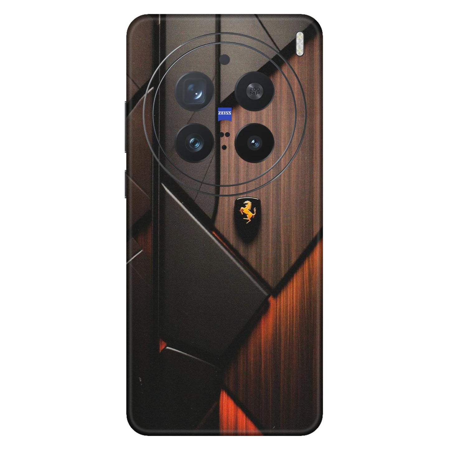 VIVO Z/V/X/T/U/S Series Phone Skins (All Models) - Lambo Beauty Wood Pattern Sober - Matte Finish (M-51) Vivo X200 Pro (5G)