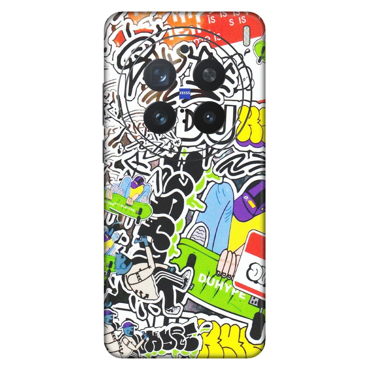 VIVO Z/V/X/T/U/S Series Phone Skins (All Models) - Dope Graffiti - Matte Finish (M-61) Vivo X200 Pro (5G)