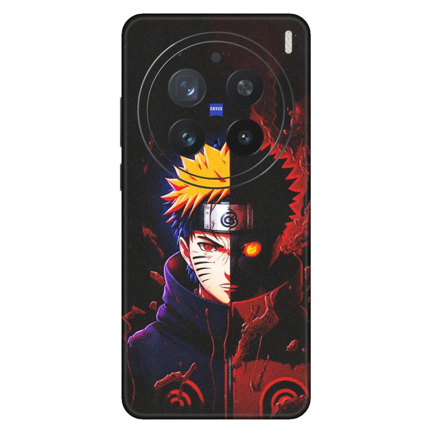 VIVO Z/V/X/T/U/S Series Phone Skins (All Models) - Naruto X Evil - Matte Finish (M-70) Vivo X200 Pro (5G)