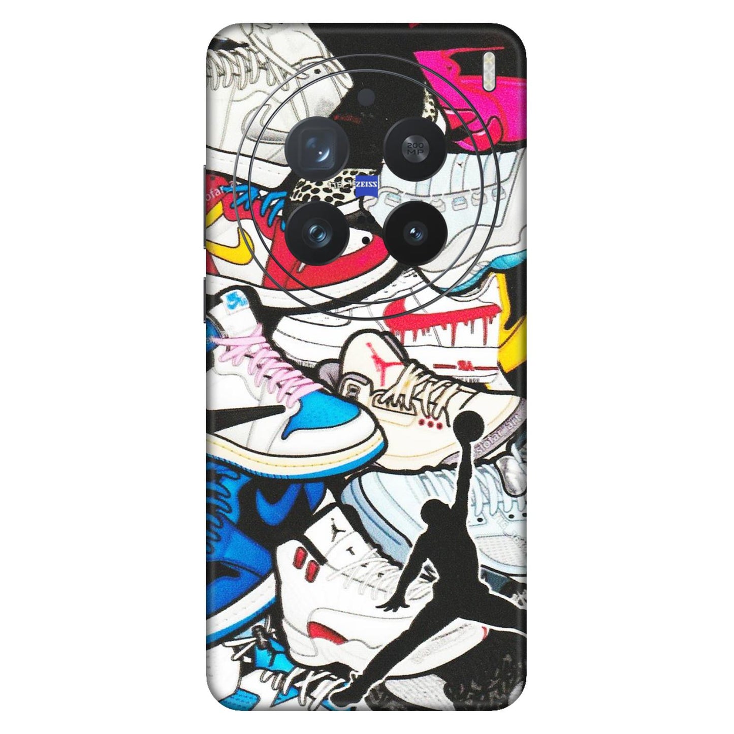 VIVO Z/V/X/T/U/S Series Phone Skins (All Models) - Jordan Sneakers Fan - Matte Finish (M-80) Vivo X200 Pro (5G)