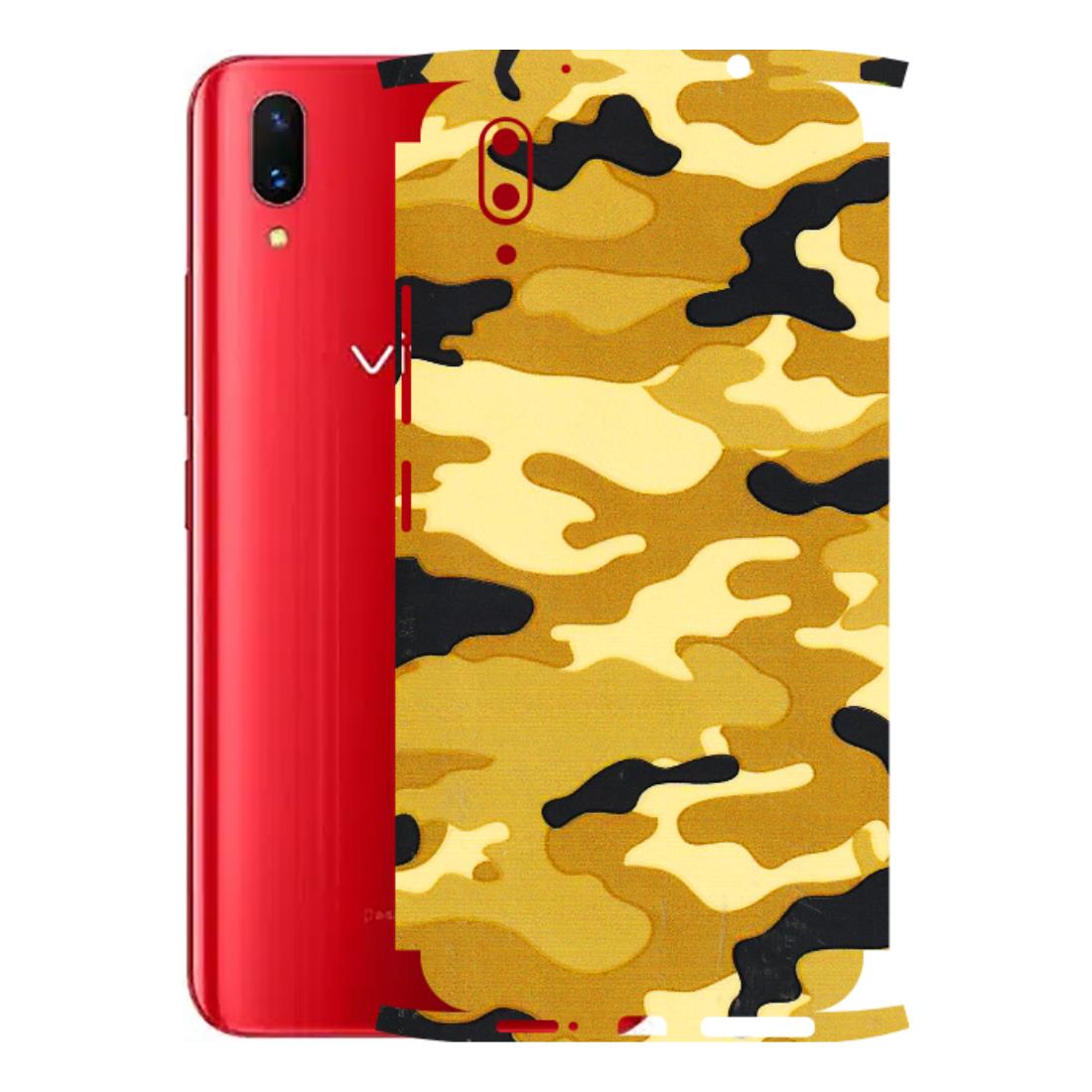 VIVO Z/V/X/T/U/S Series Phone Skins (All Models) - Indian Camo - 3D Embossed Finish (L-228) Vivo X21