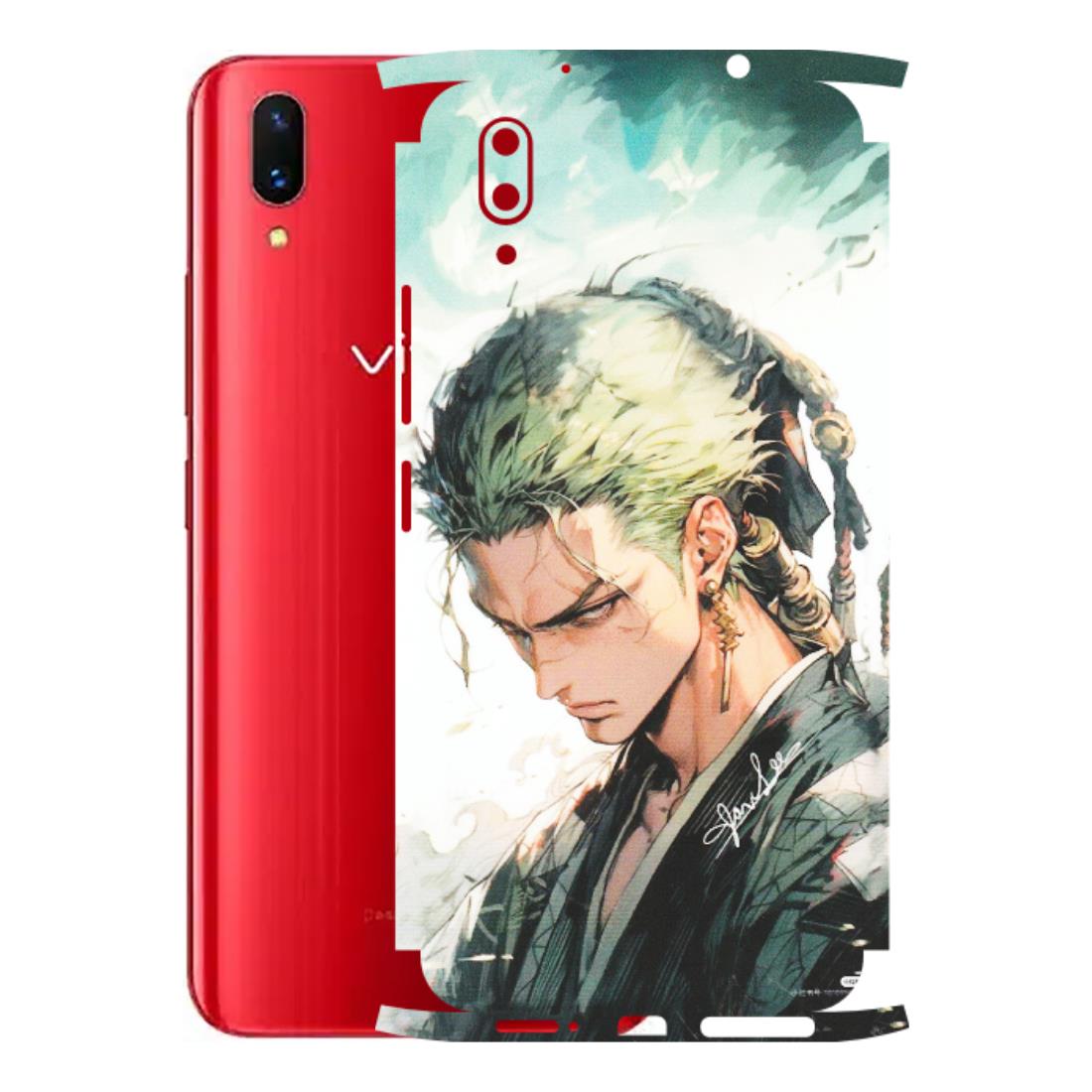 VIVO Z/V/X/T/U/S Series Phone Skins (All Models) - Pirate Hunter One Piece Anime - Matte Finish (M-157) Vivo X21