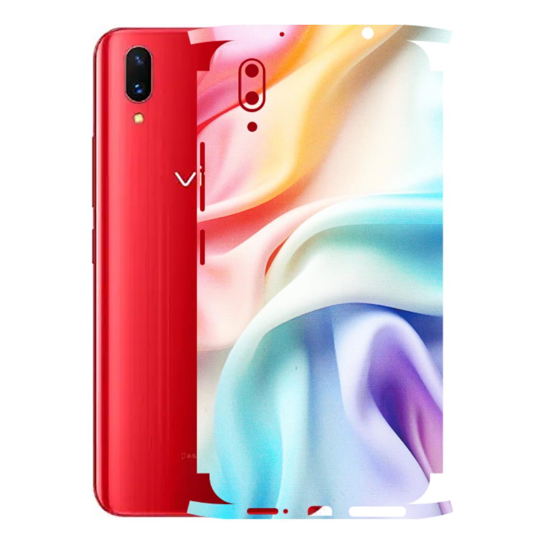 VIVO Z/V/X/T/U/S Series Phone Skins (All Models) - Colourful Silk Cloth - Matte Finish (M-165) Vivo X21