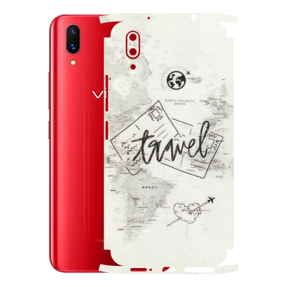 VIVO Z/V/X/T/U/S Series Phone Skins (All Models) - Travel Ticket - Transparent Finish (T-06) Vivo X21