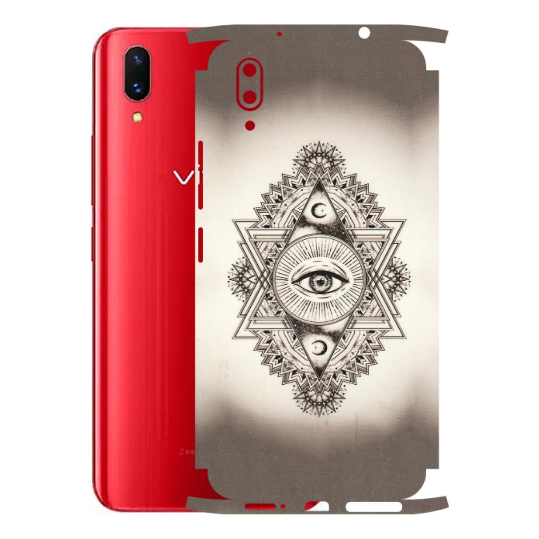 VIVO Z/V/X/T/U/S Series Phone Skins (All Models) - Illuminati Great Eye - Transparent Finish (T-14) Vivo X21