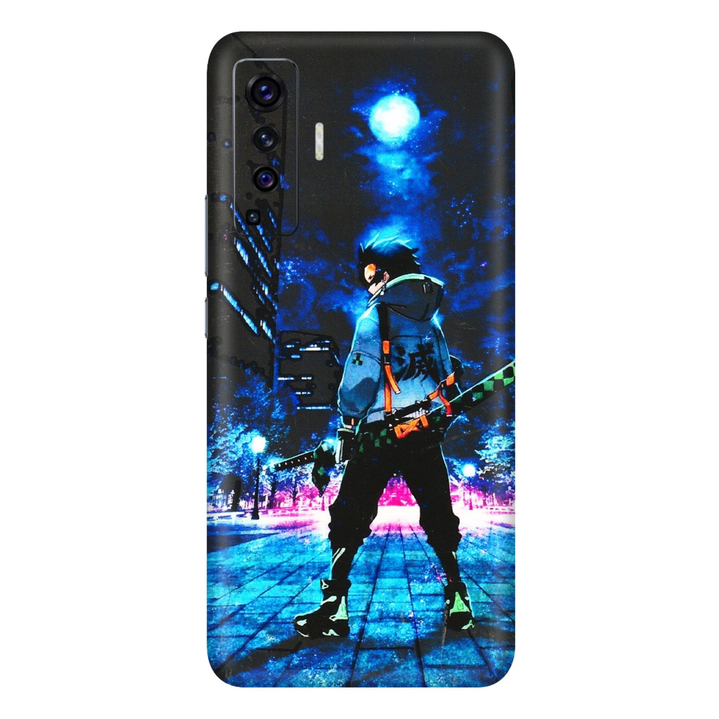 VIVO Z/V/X/T/U/S Series Phone Skins (All Models) - Demon Slayer Sword - 3D Embossed Finish (L-247) Vivo X50