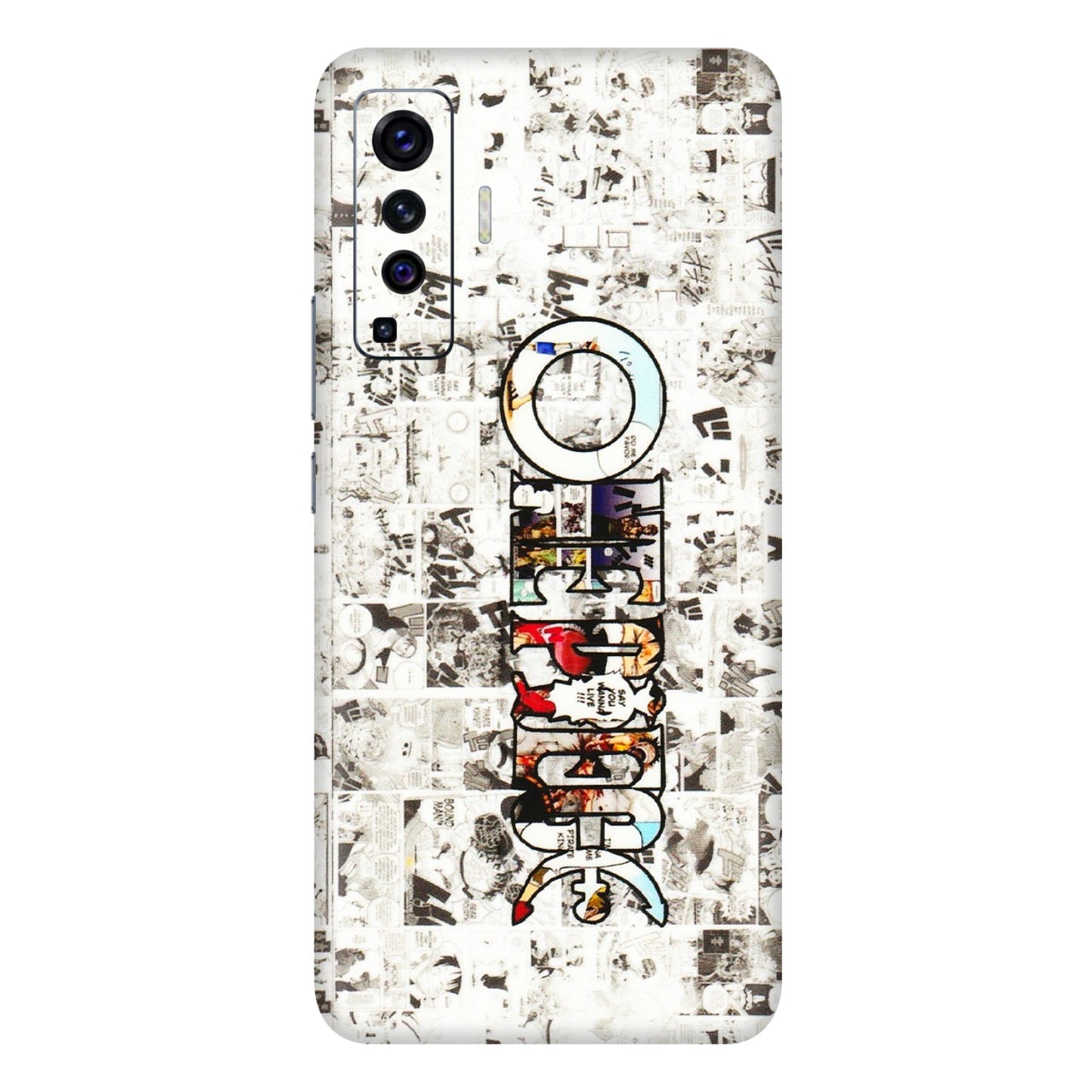 VIVO Z/V/X/T/U/S Series Phone Skins (All Models) - One Piece Manga - 3D Embossed Finish (L-26) Vivo X50