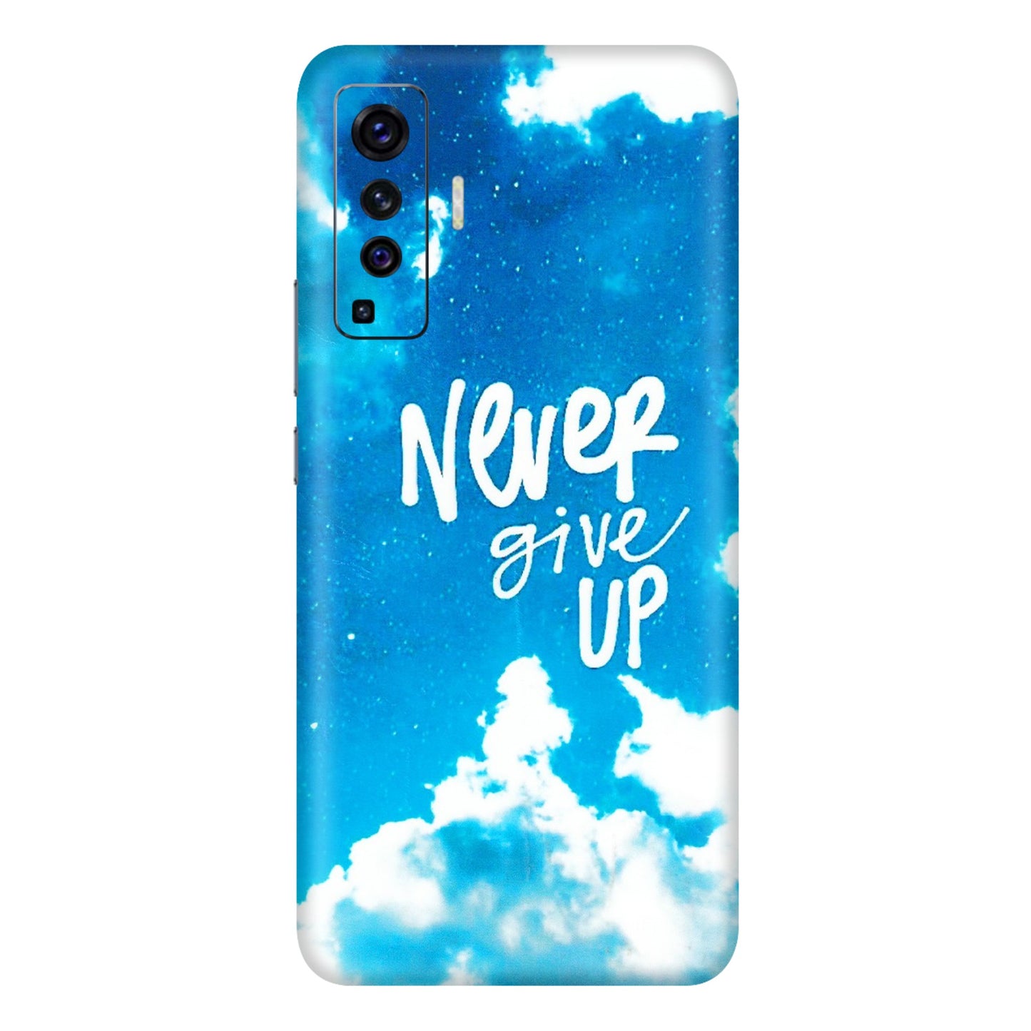VIVO Z/V/X/T/U/S Series Phone Skins (All Models) - Never Give Up - 3D Embossed Finish (L-279) Vivo X50