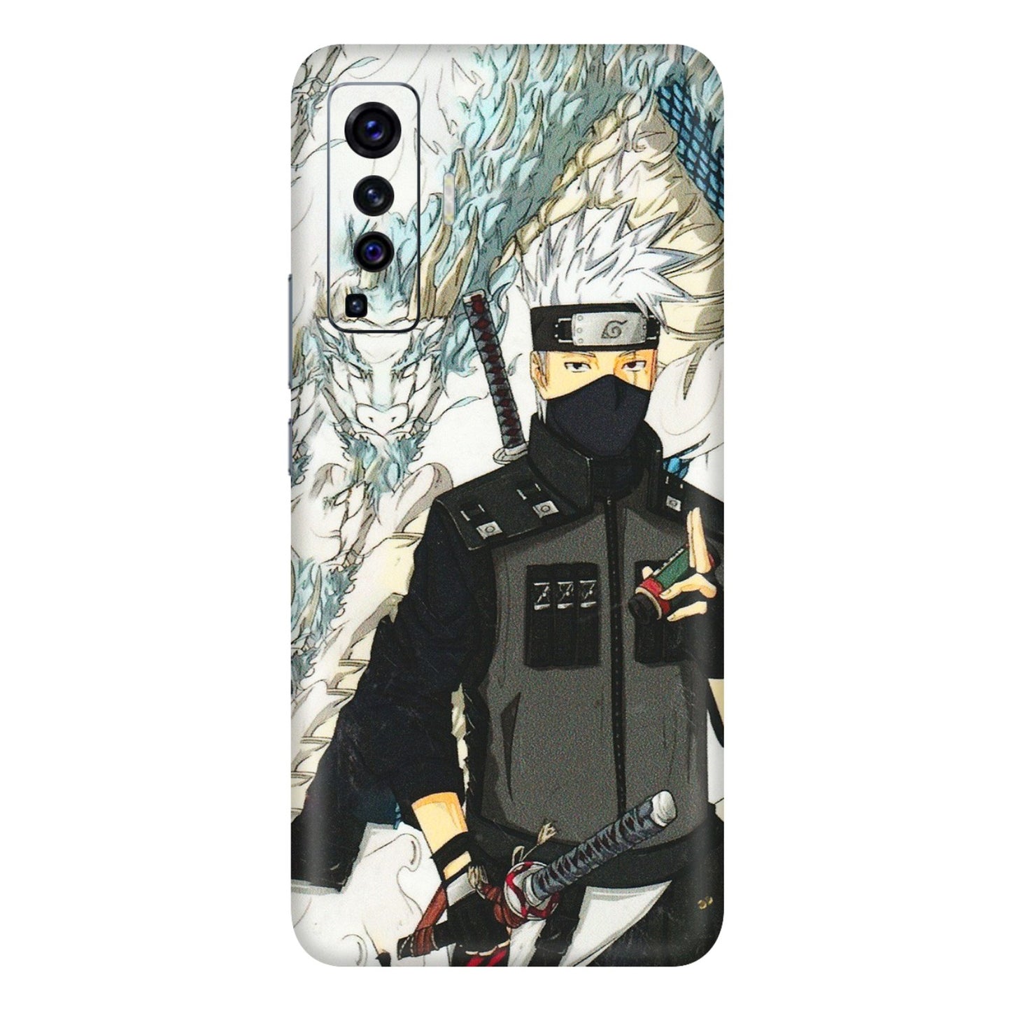 VIVO Z/V/X/T/U/S Series Phone Skins (All Models) - Kakashi Hatake Naruto Anime - 3D Embossed Finish (L-46) Vivo X50