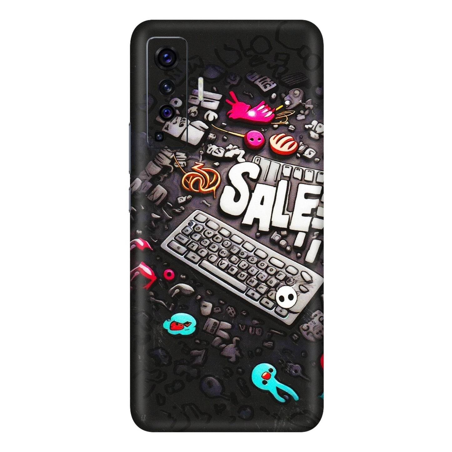 VIVO Z/V/X/T/U/S Series Phone Skins (All Models) - Gadgets Sale - 3D Embossed Finish (L-50) Vivo X50