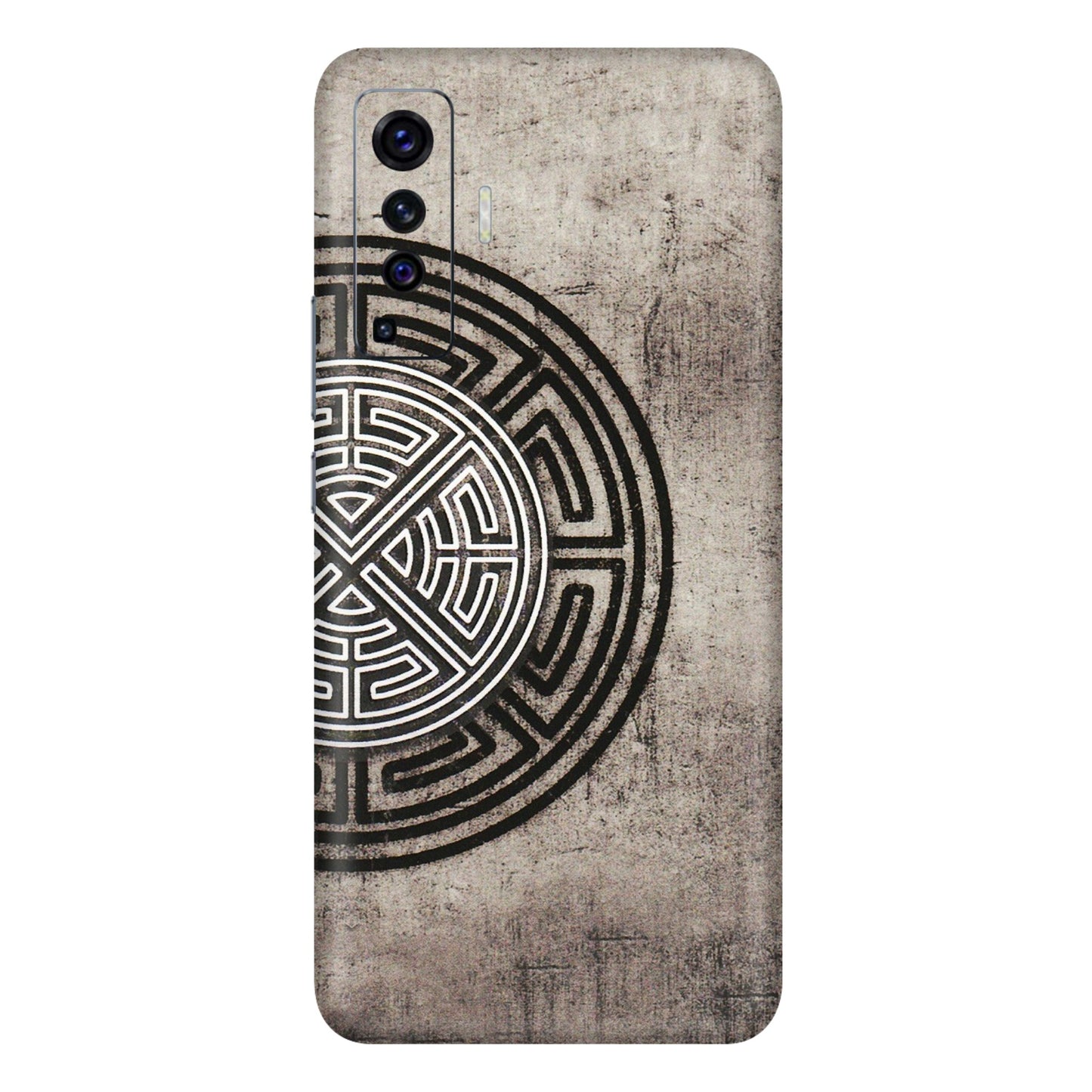 VIVO Z/V/X/T/U/S Series Phone Skins (All Models) - Mysterious Circular Design - 3D Embossed Finish (L-63) Vivo X50