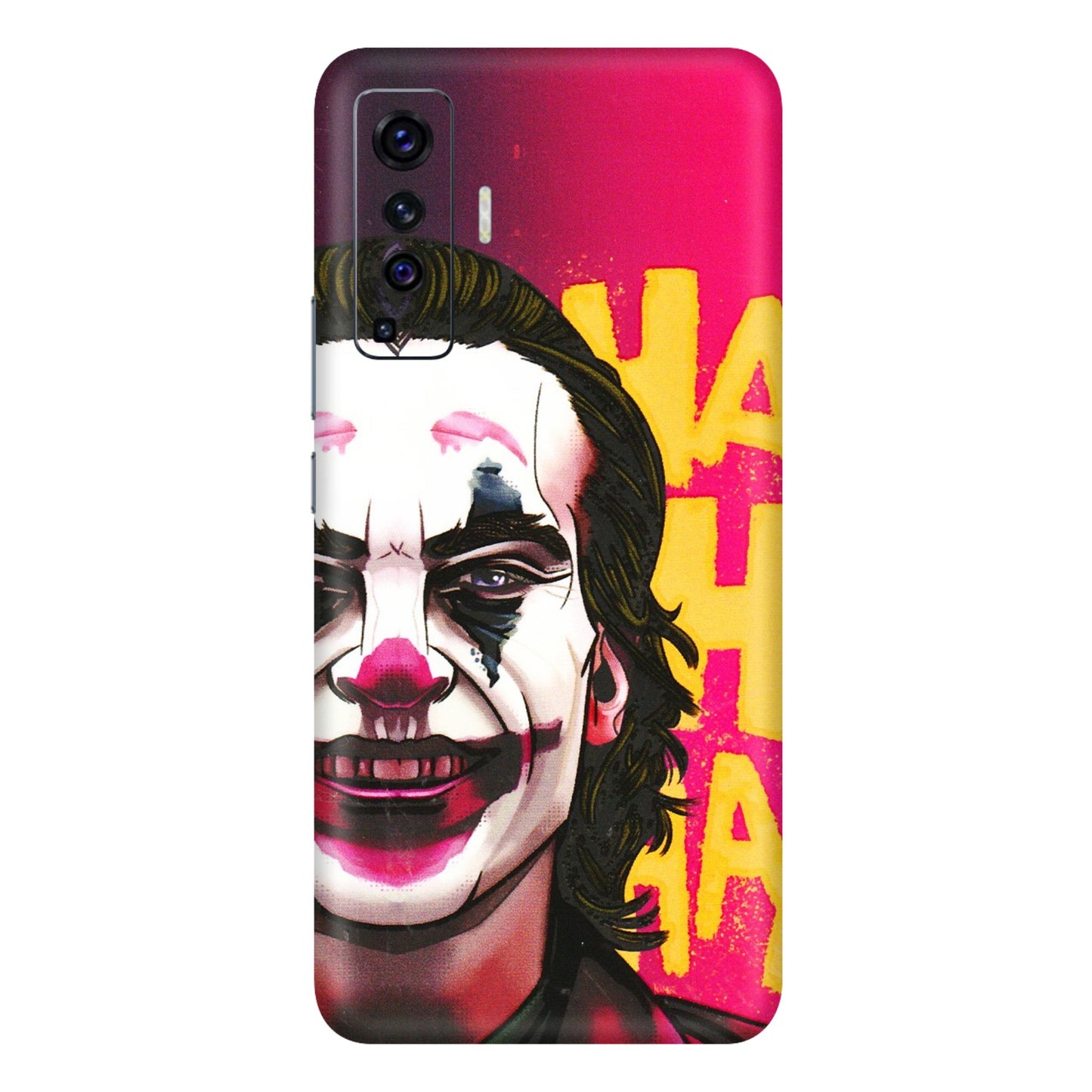 VIVO Z/V/X/T/U/S Series Phone Skins (All Models) - Joker Evil Laugh - 3D Embossed Finish (L-97) Vivo X50
