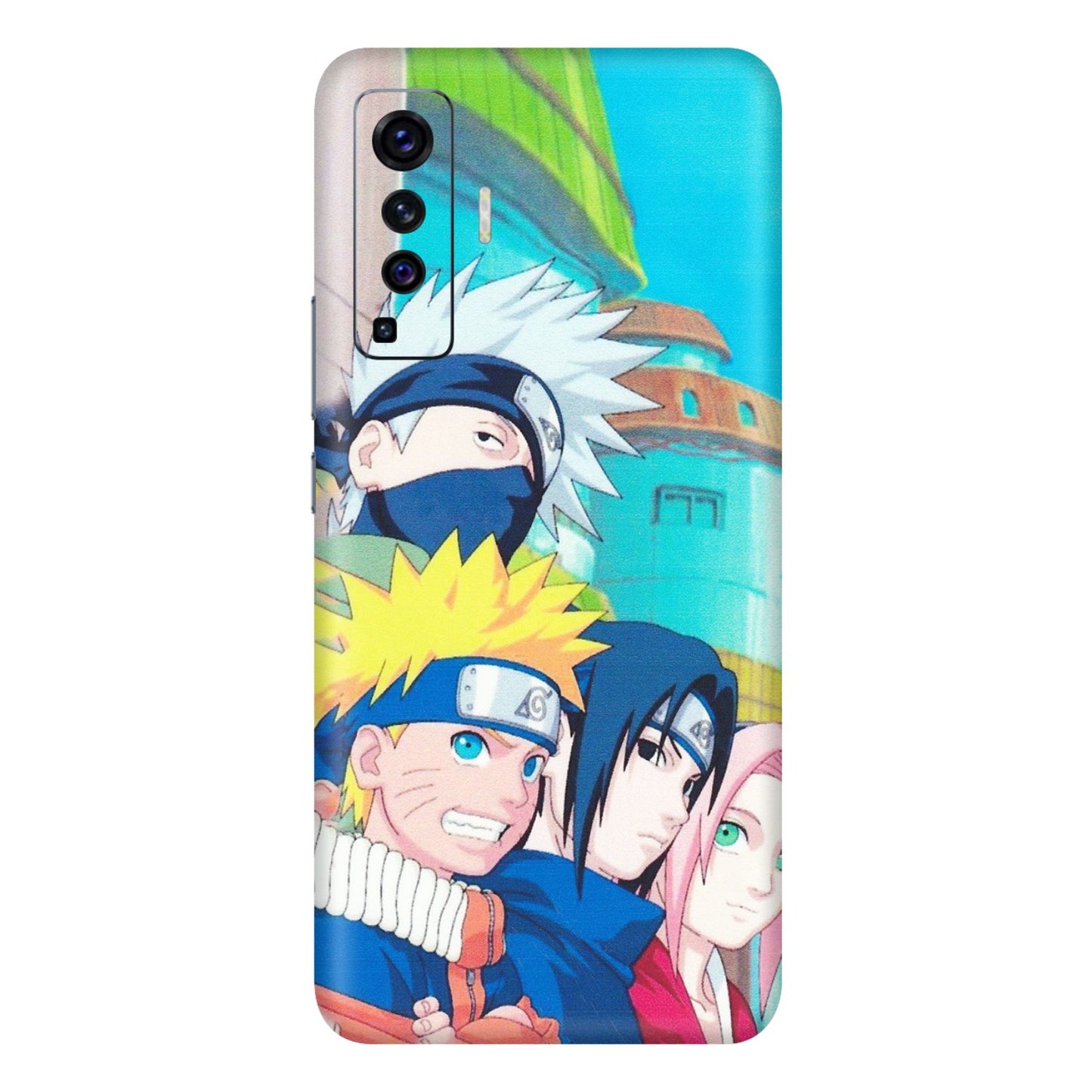 VIVO Z/V/X/T/U/S Series Phone Skins (All Models) - Team Minato And Kakashi - Matte Finish (M-101) Vivo X50