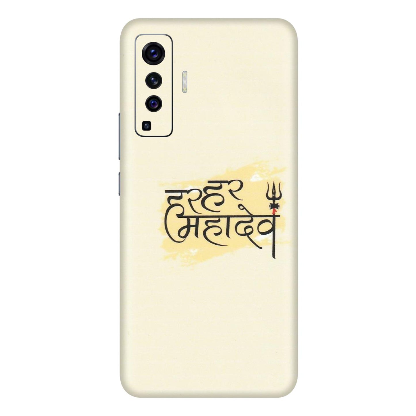 VIVO Z/V/X/T/U/S Series Phone Skins (All Models) - Har Har Mahadev - Matte Finish (M-10) Vivo X50