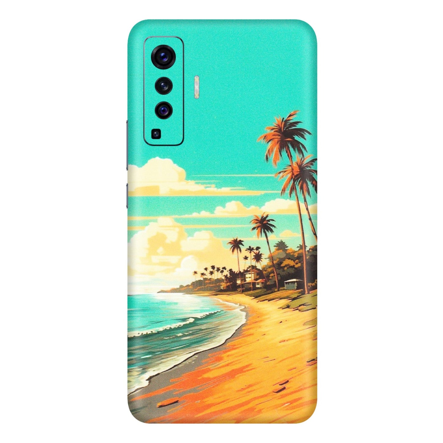VIVO Z/V/X/T/U/S Series Phone Skins (All Models) - Miami Beach - Matte Finish (M-136) Vivo X50