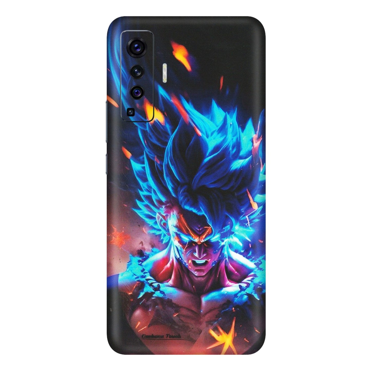 VIVO Z/V/X/T/U/S Series Phone Skins (All Models) - Angry Goku Dragon Ball Anime - Matte Finish (M-150) Vivo X50