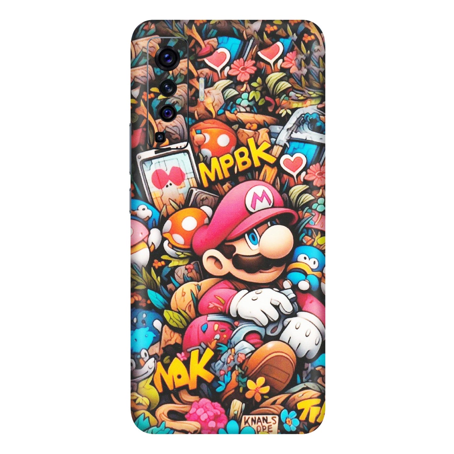 VIVO Z/V/X/T/U/S Series Phone Skins (All Models) - Super Mario Bros Artistic - Matte Finish (M-173) Vivo X50