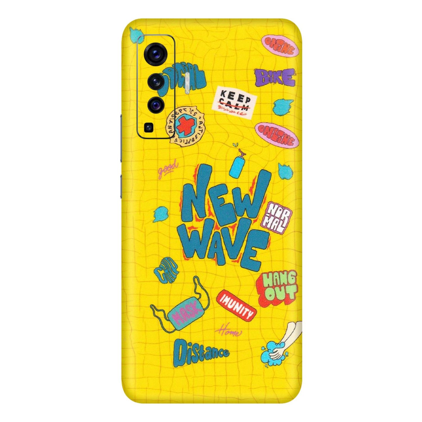 VIVO Z/V/X/T/U/S Series Phone Skins (All Models) - New Wave Life - Matte Finish (M-17) Vivo X50