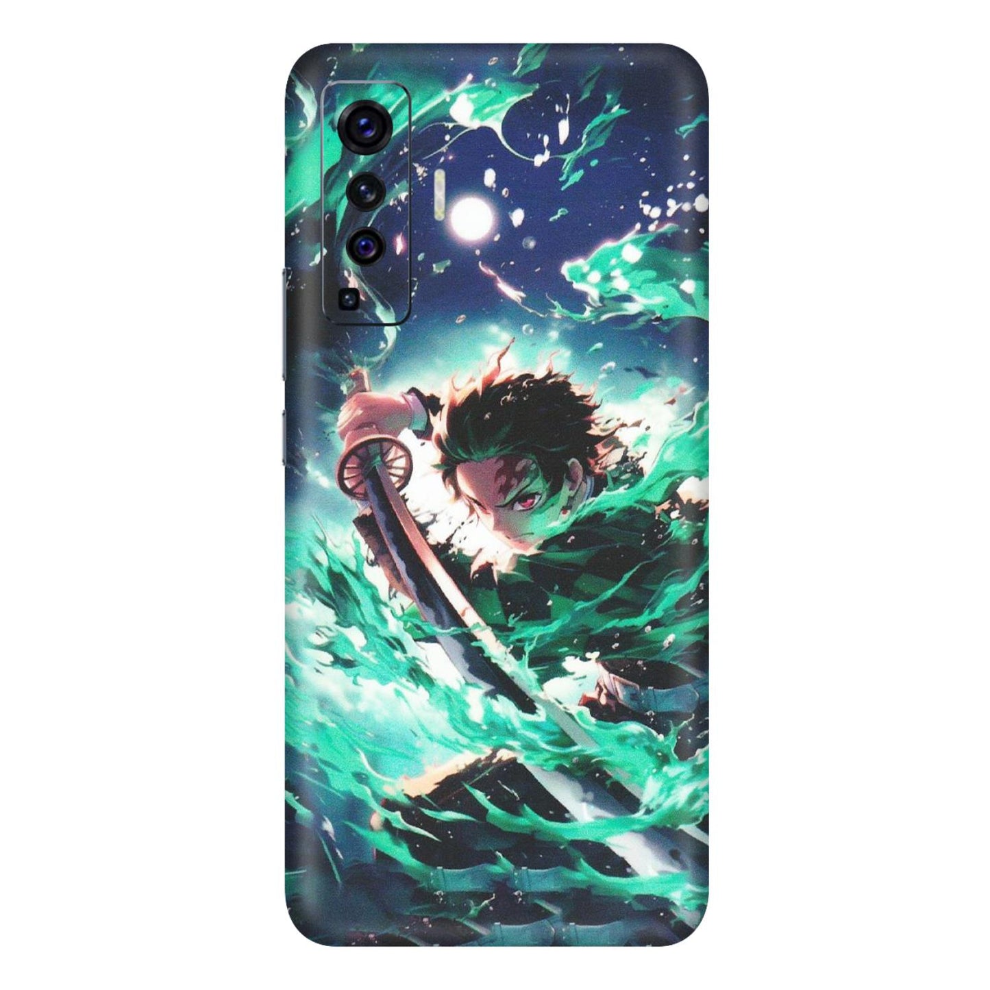 VIVO Z/V/X/T/U/S Series Phone Skins (All Models) - Sword Fighter Anime - Matte Finish (M-29) Vivo X50