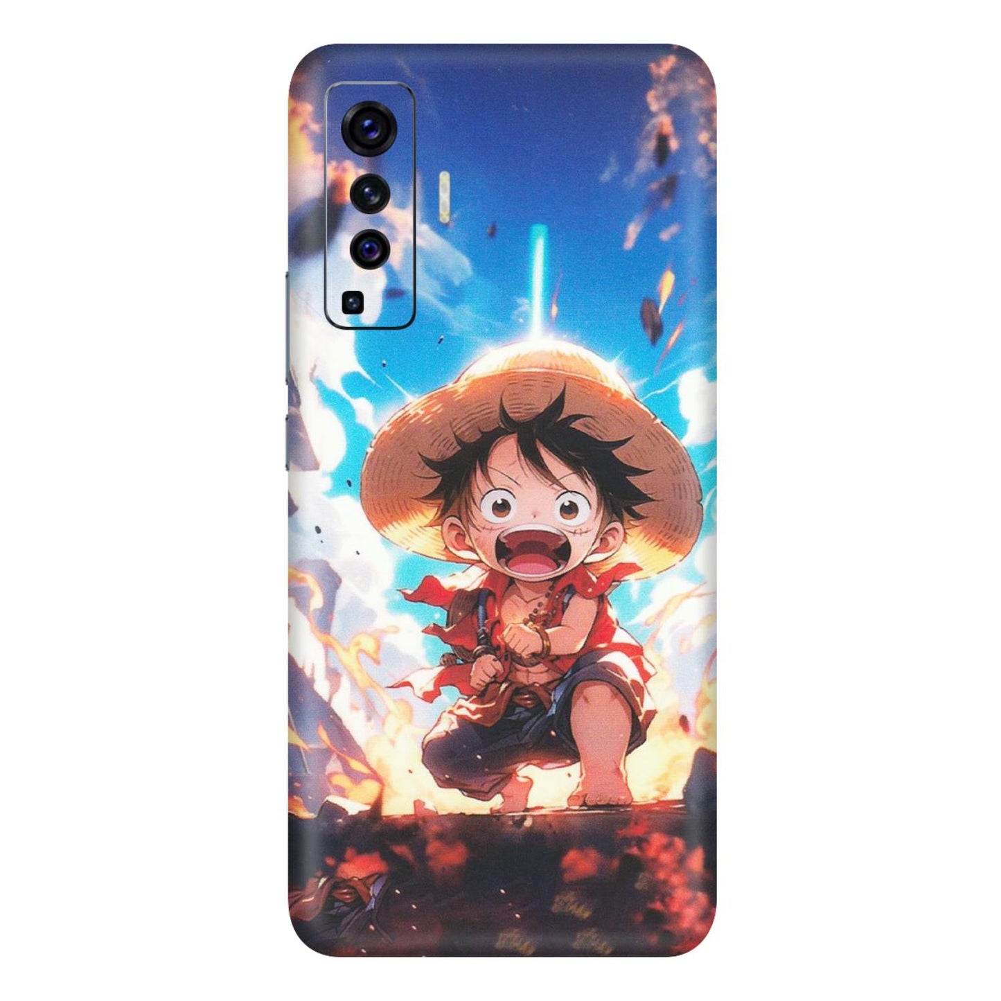 VIVO Z/V/X/T/U/S Series Phone Skins (All Models) - Toon One Piece Cute Character - Matte Finish (M-35) Vivo X50