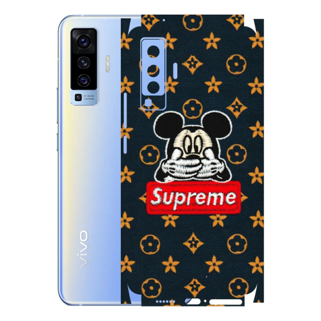 VIVO Z/V/X/T/U/S Series Phone Skins (All Models) - Mickey Supreme - Matte Finish (M-83) Vivo X50