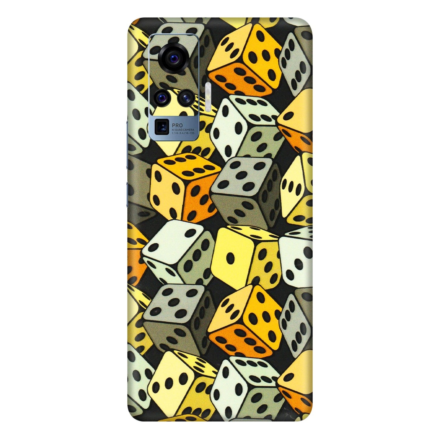 VIVO Z/V/X/T/U/S Series Phone Skins (All Models) - Dices Of Life - 3D Embossed Finish (L-04) Vivo X50 Pro